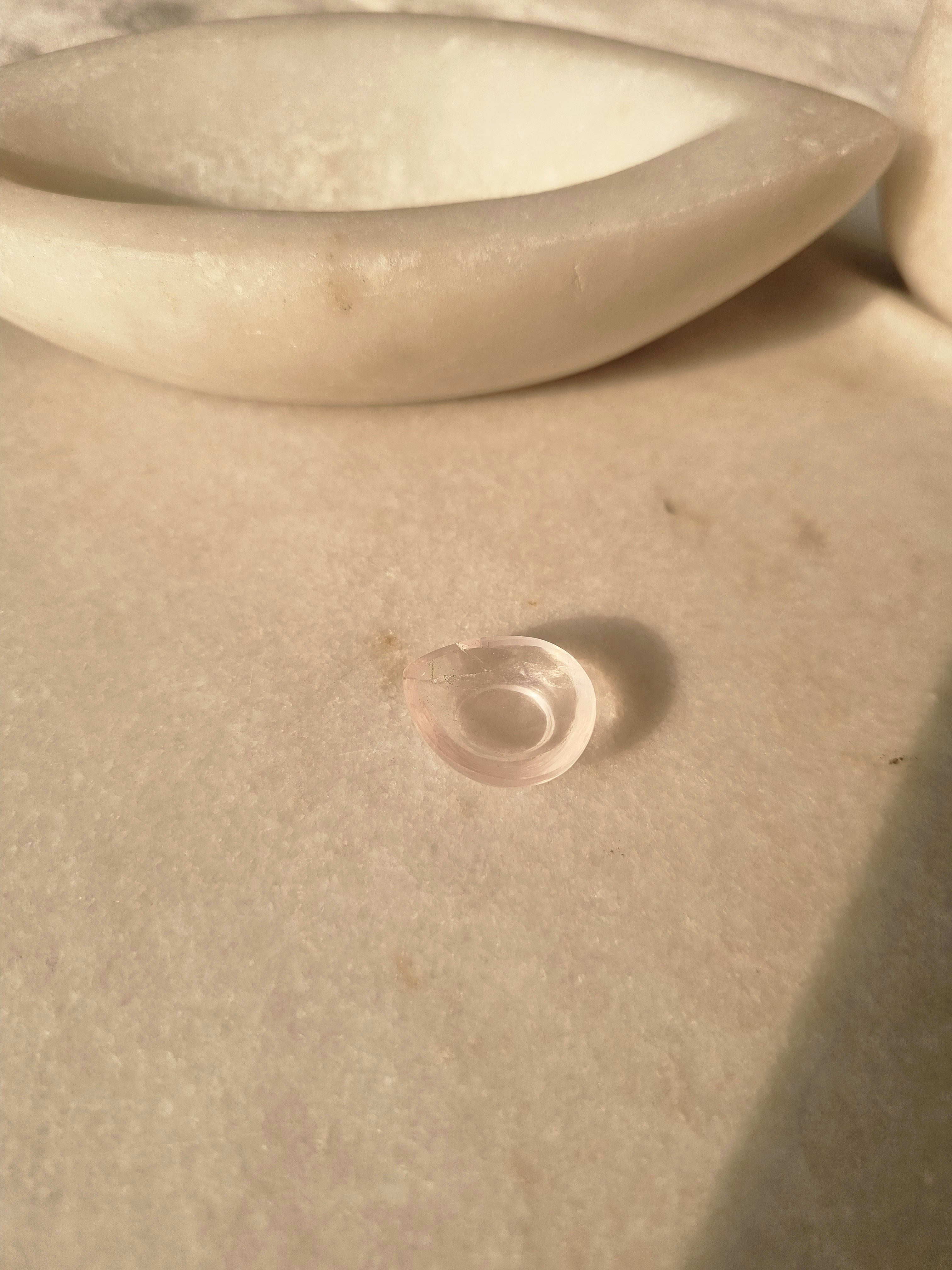 diya - Rose Quartz miniature Lamp