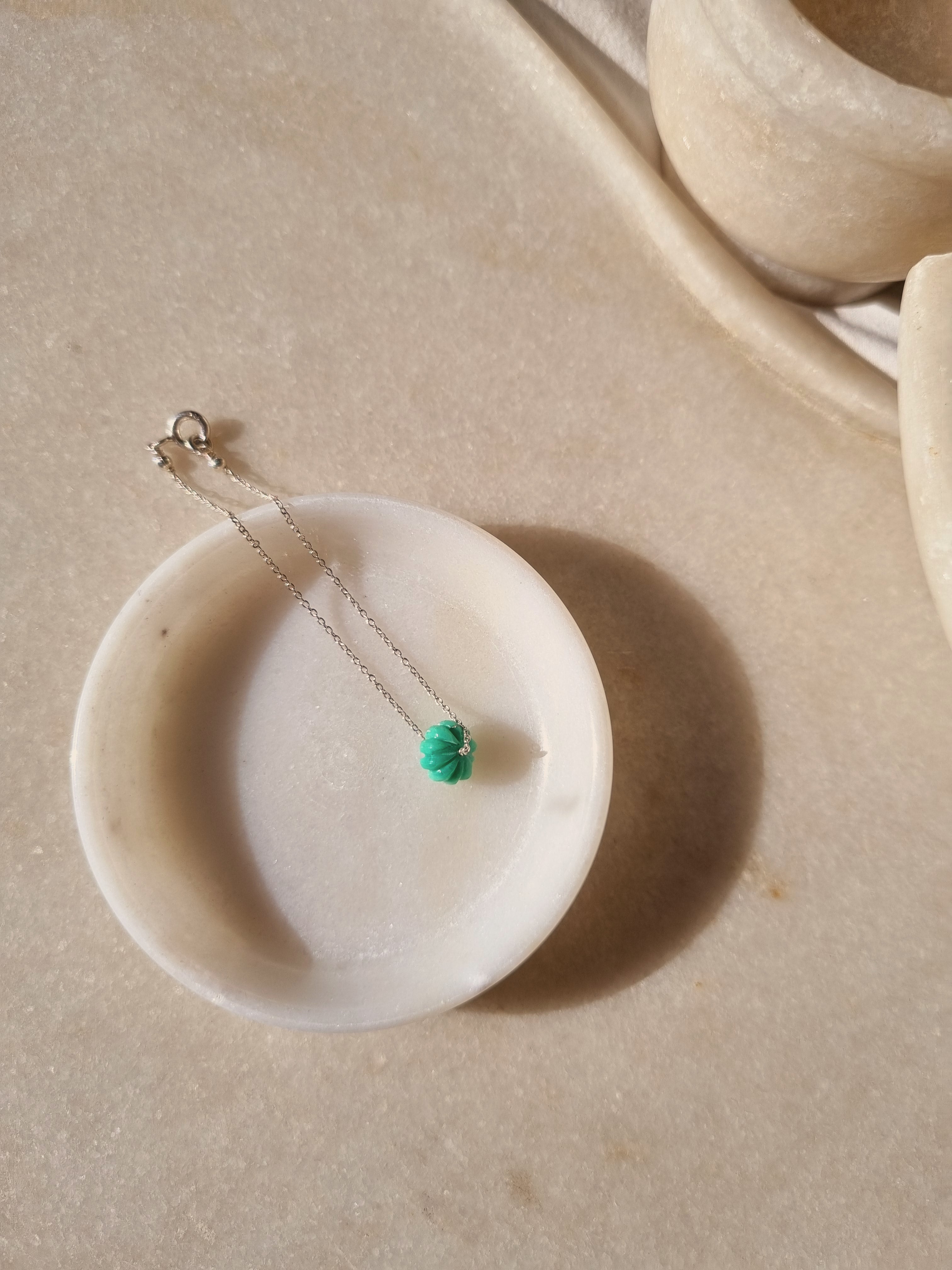 naru- Chrysoprase Melon Bracelet