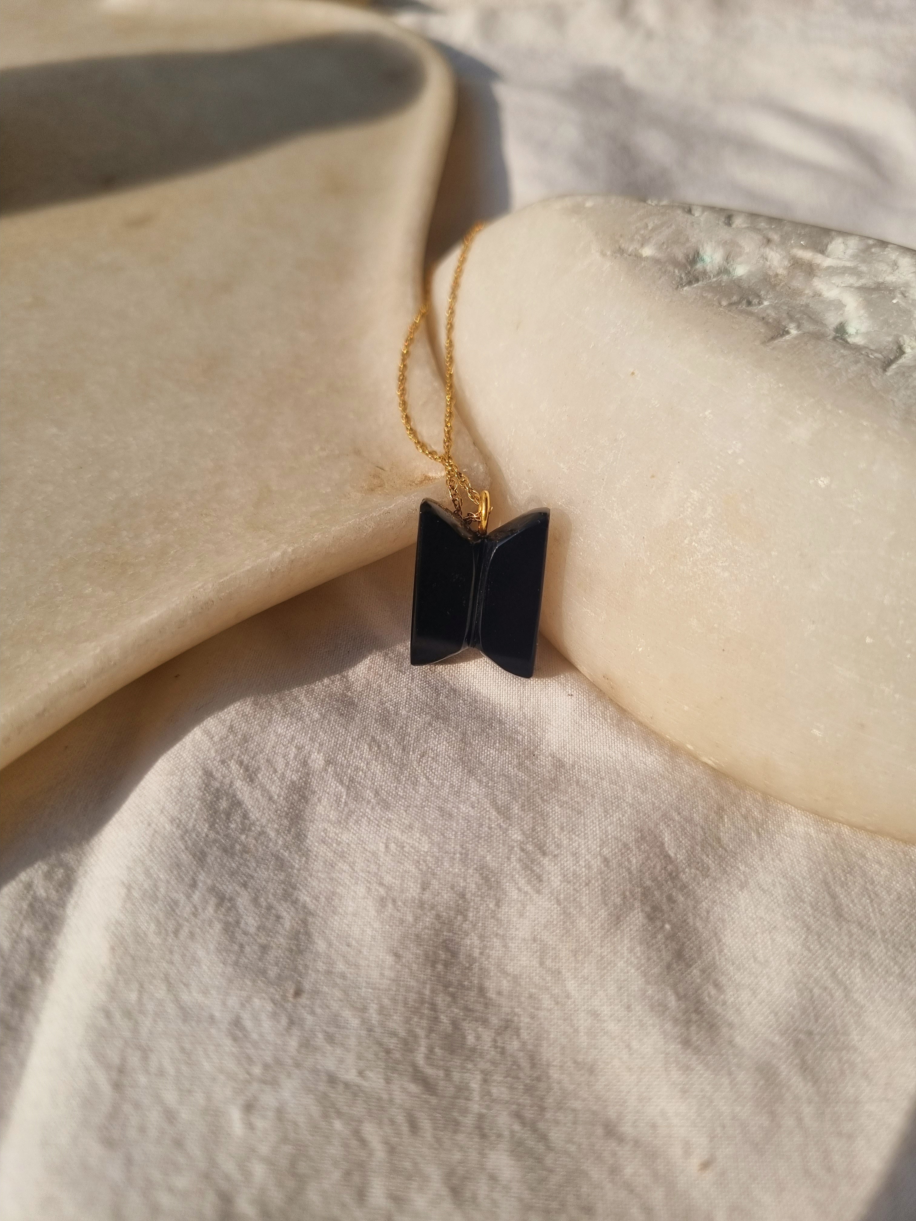 bts - Black Onyx Pendant
