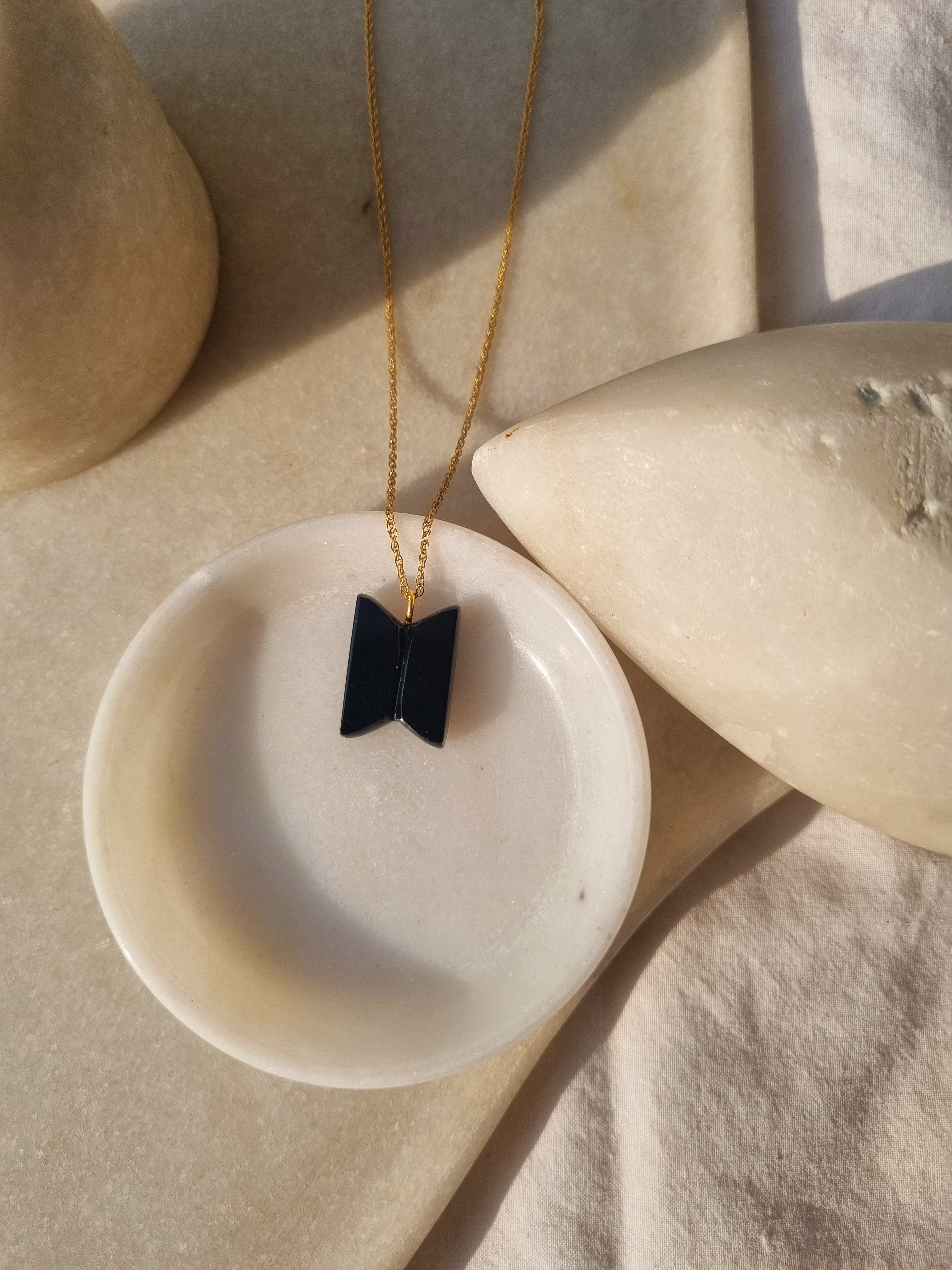 bts - Black Onyx Pendant