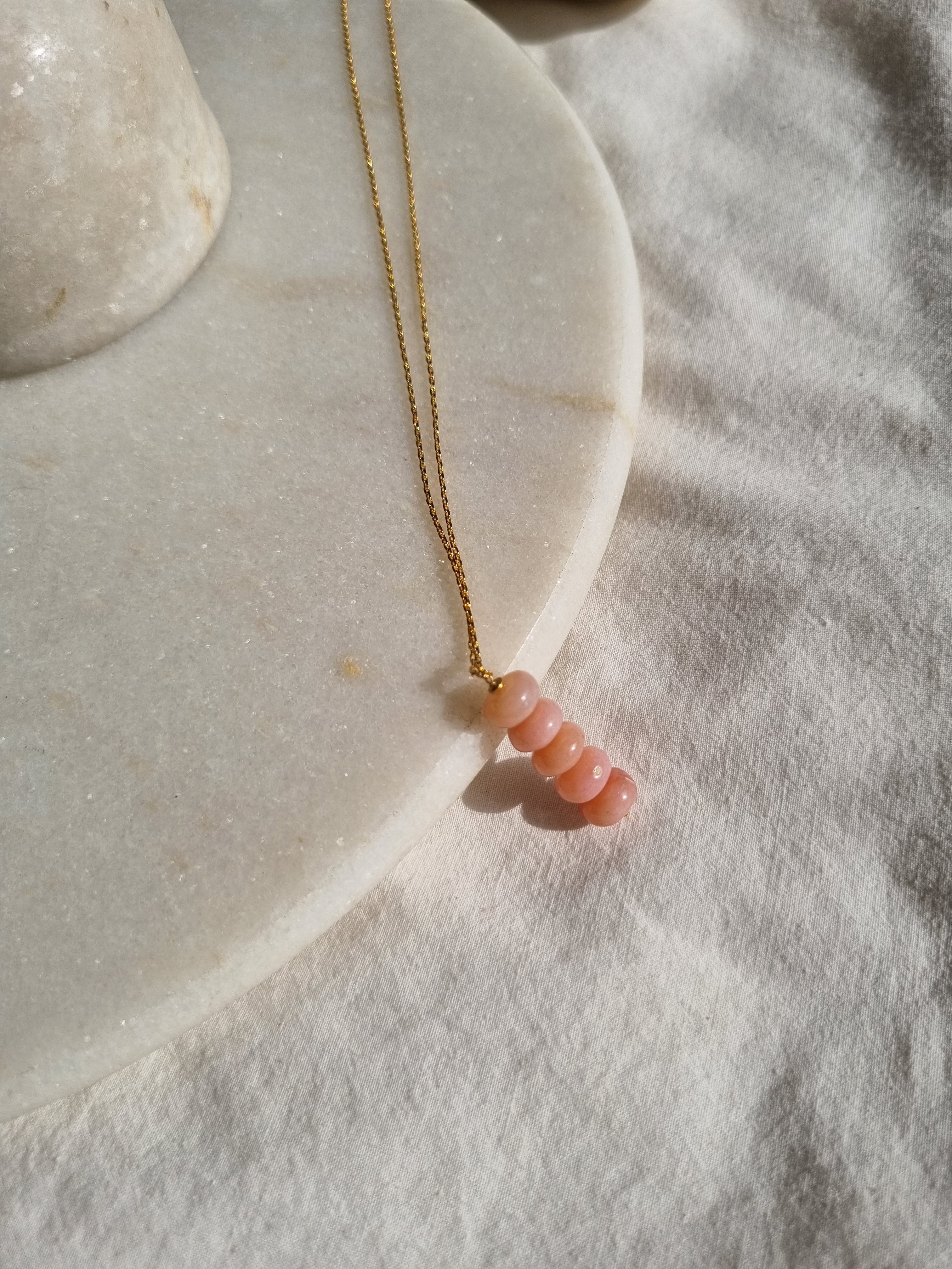 lasso - Pink Opal Baati Pendant
