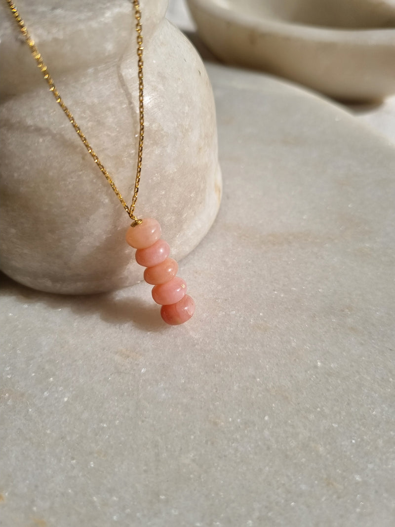 lasso - Pink Opal Baati Pendant