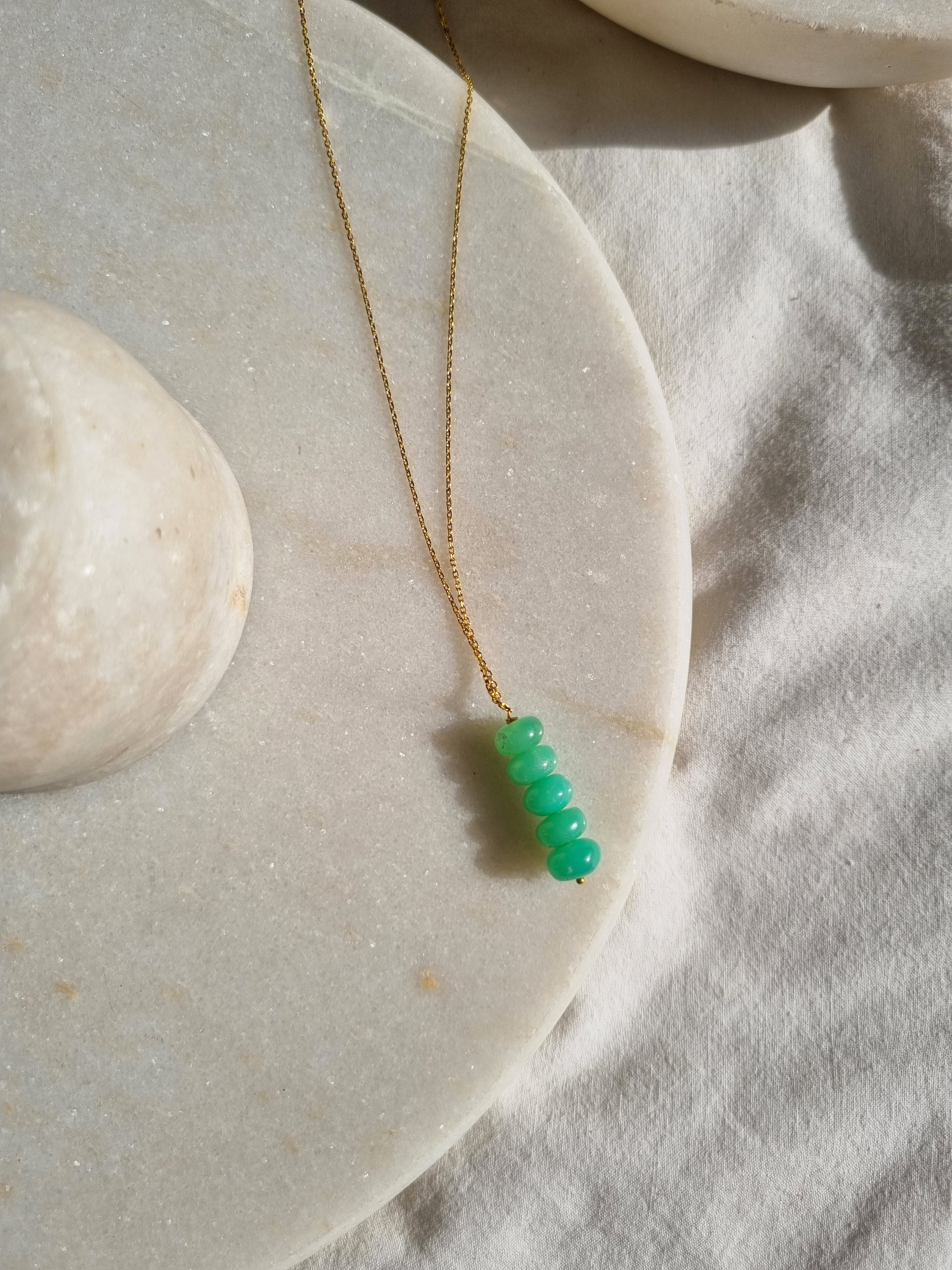 lasso - Chrysoprase Baati Pendant