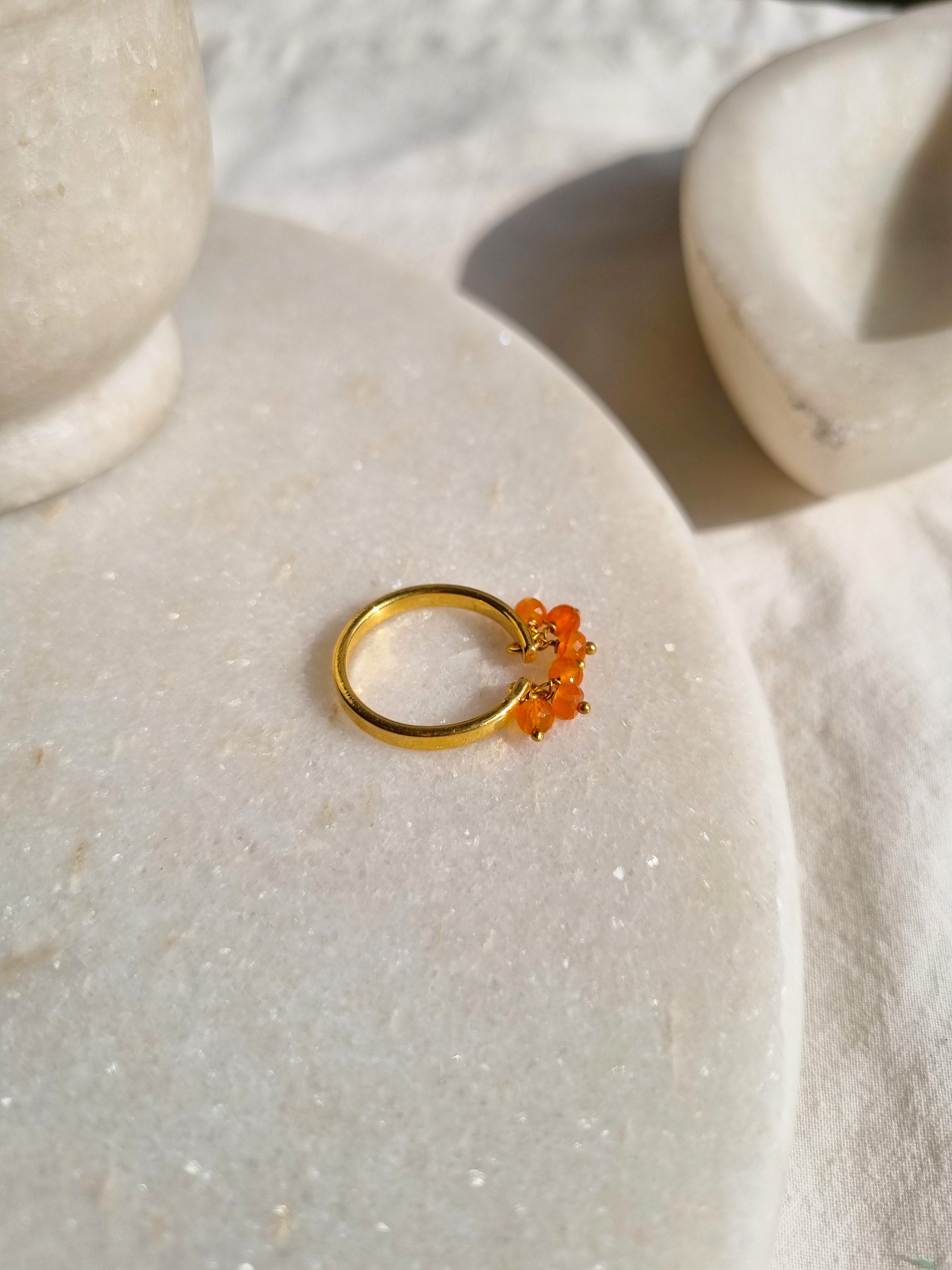 yama ring - Carnelian