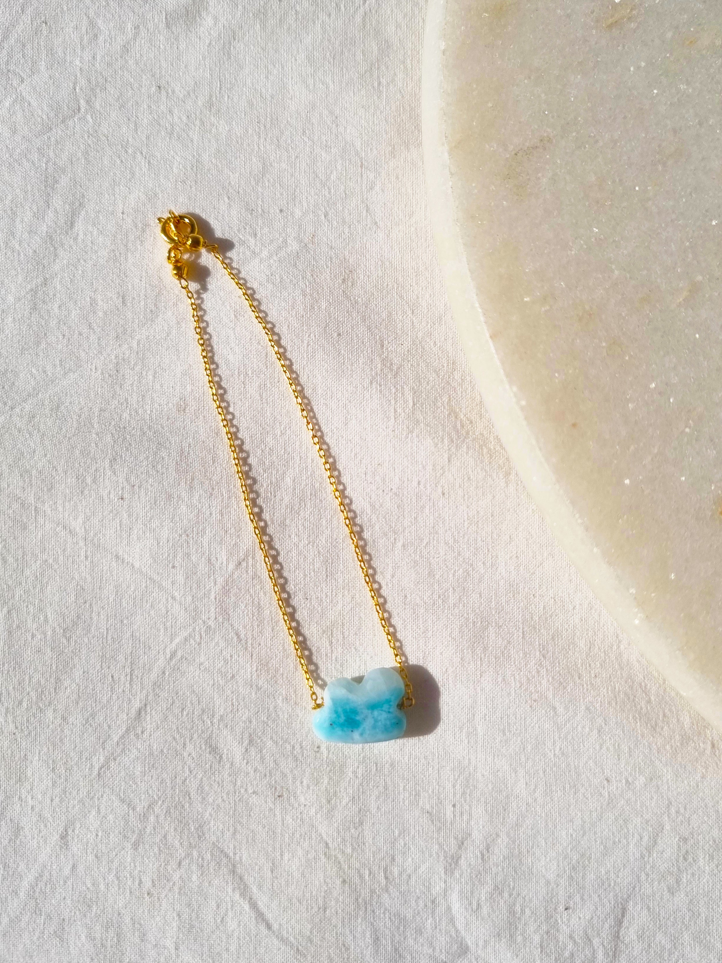 amegh - Larimar Cloud Bracelet