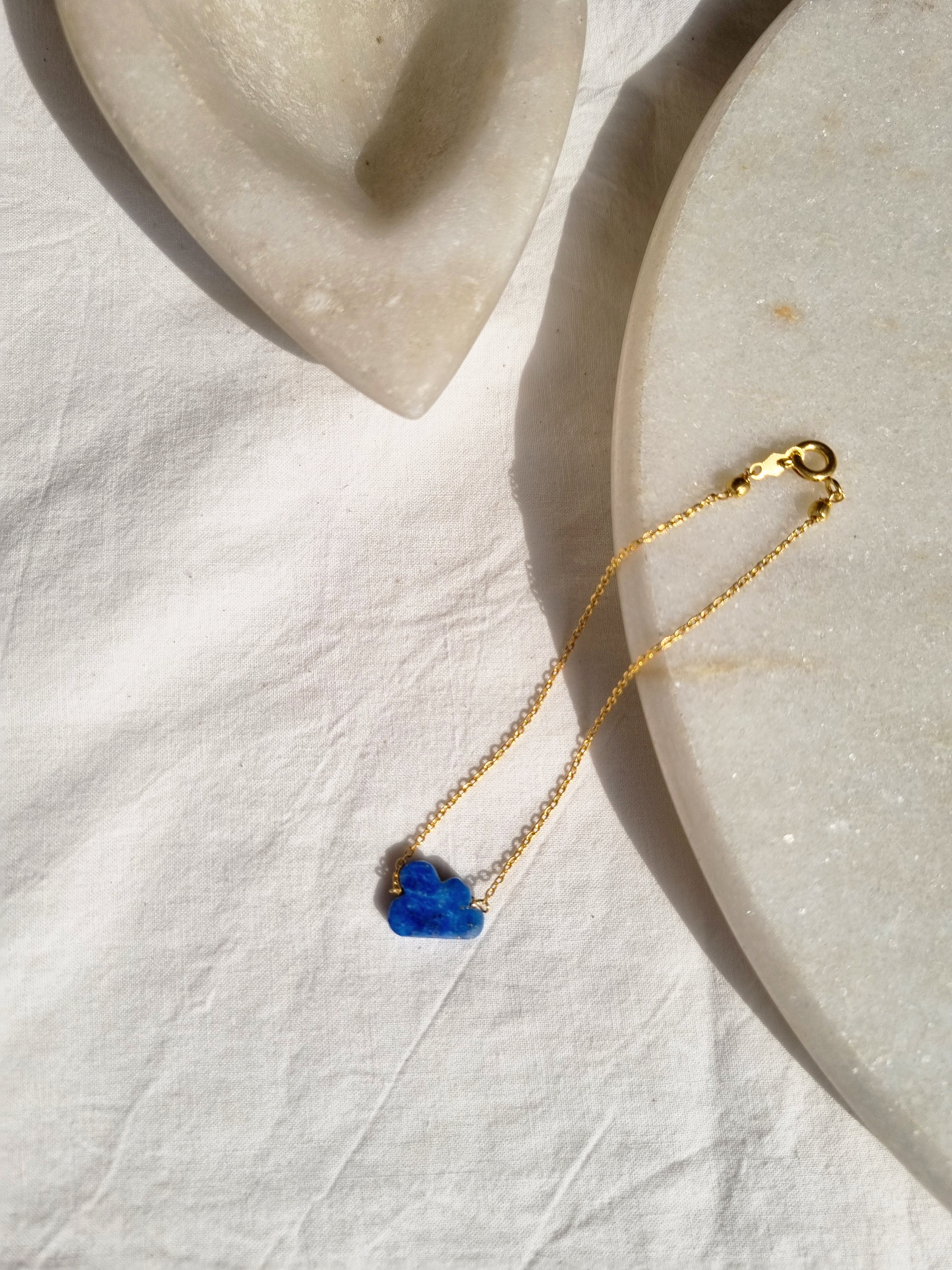 amegh - Lapis Lazuli Cloud Bracelet