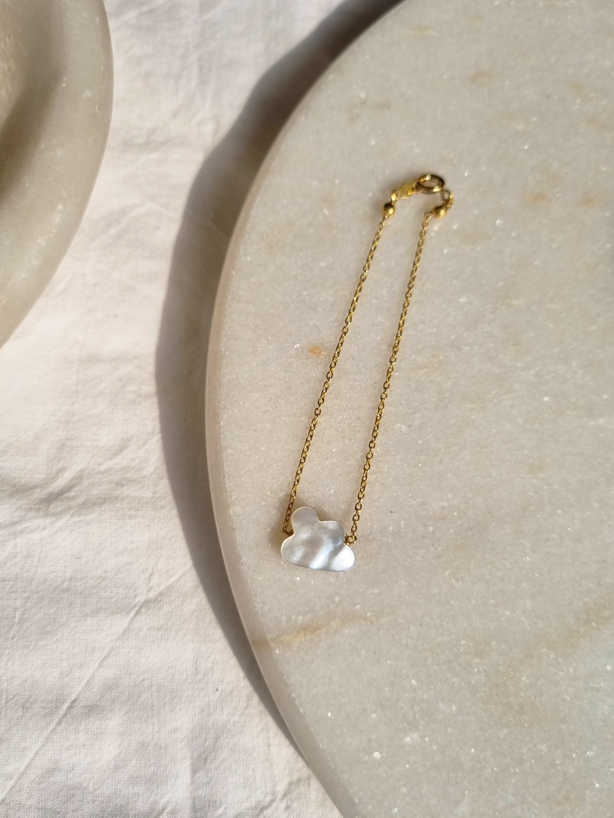 amegh - Mother of Pearl Cloud Bracelet