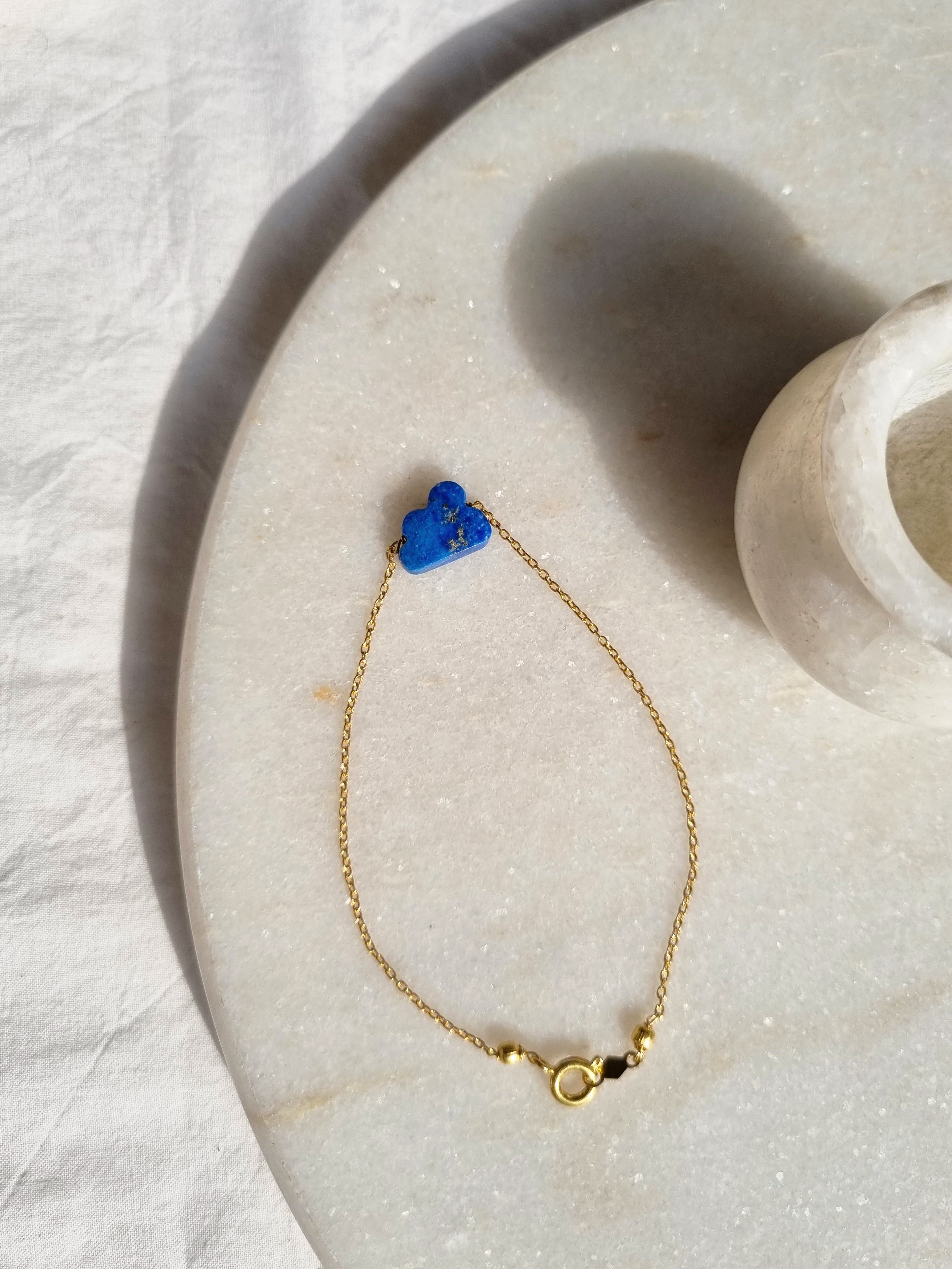 amegh - Lapis Lazuli Cloud Bracelet