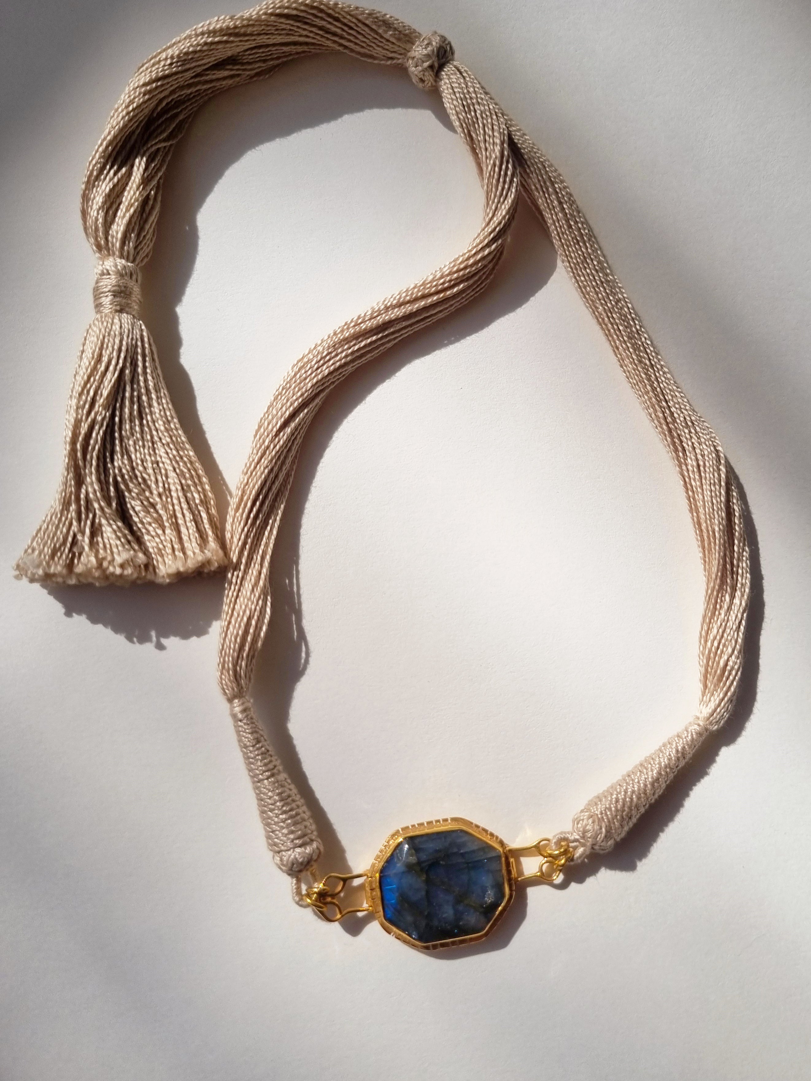 reva - Jasmine's Labradorite Choker