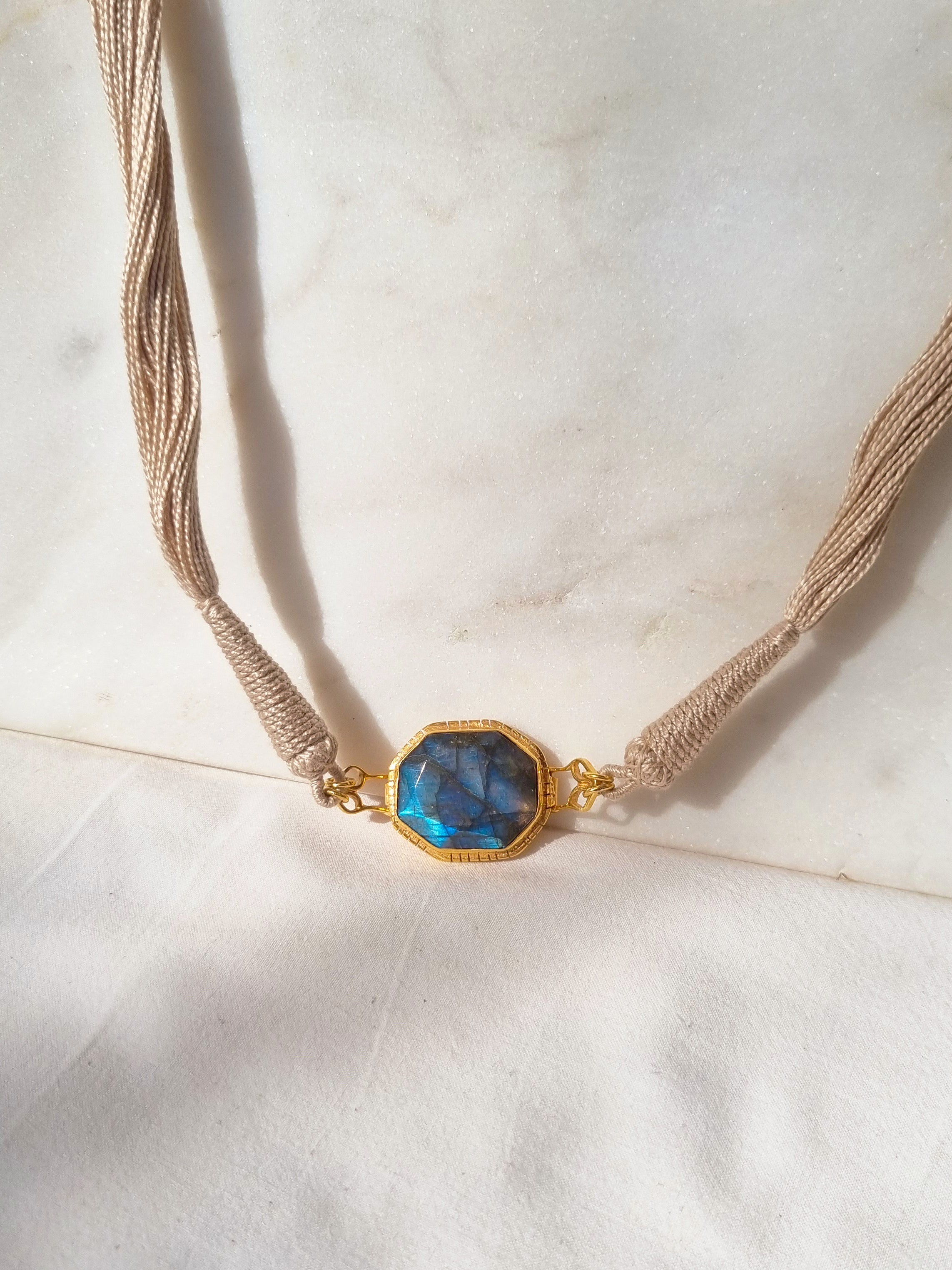 reva - Jasmine's Labradorite Choker