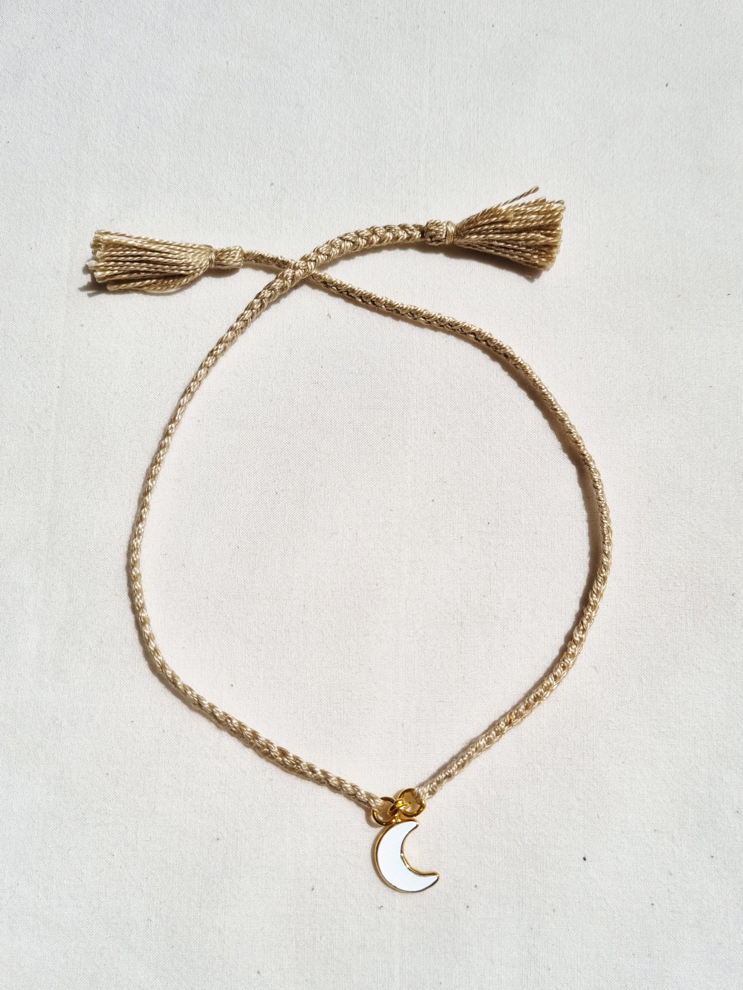 asraya - White Moonstone Luna Charm Rakhi