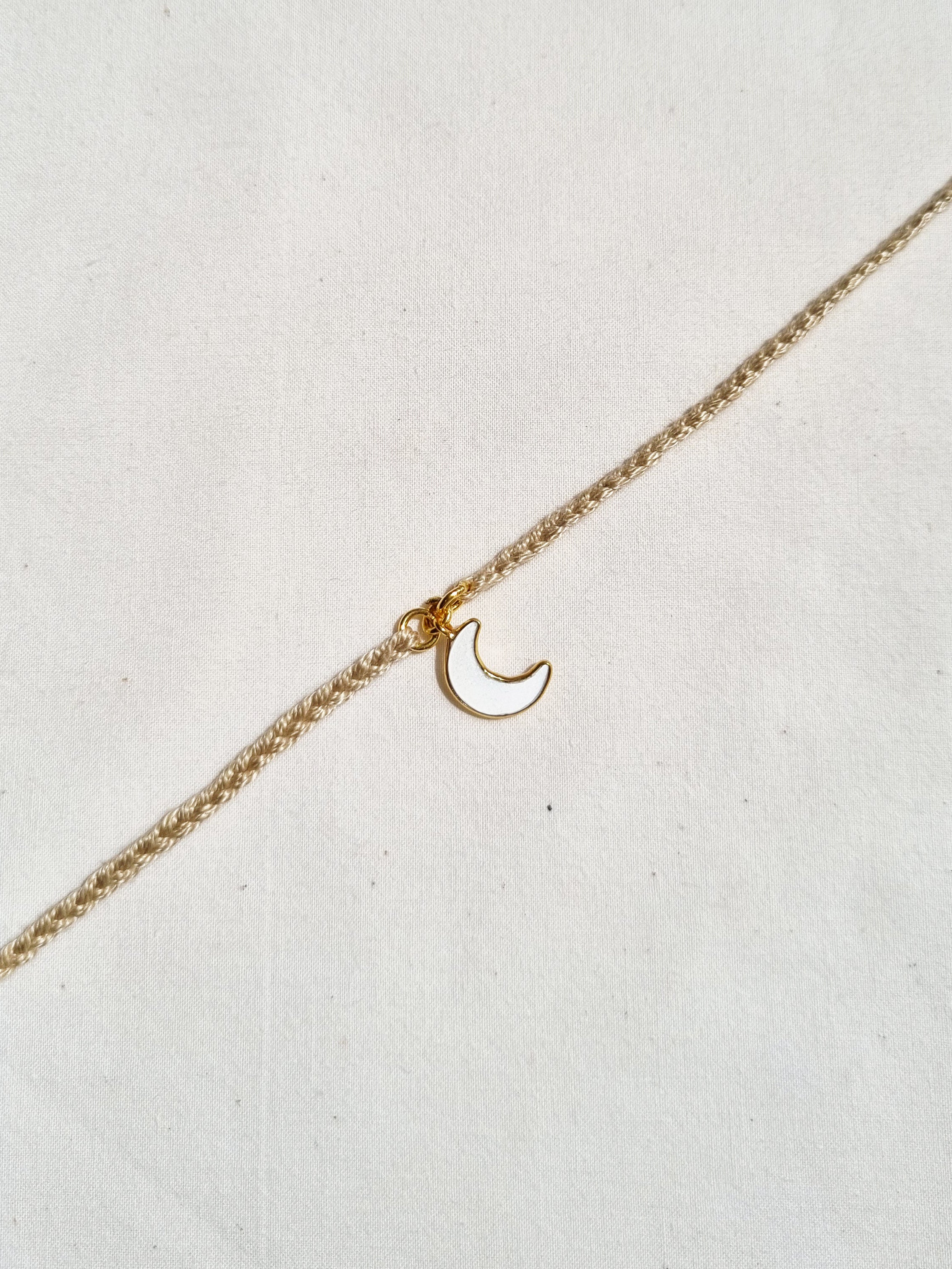 asraya - White Moonstone Luna Charm Rakhi