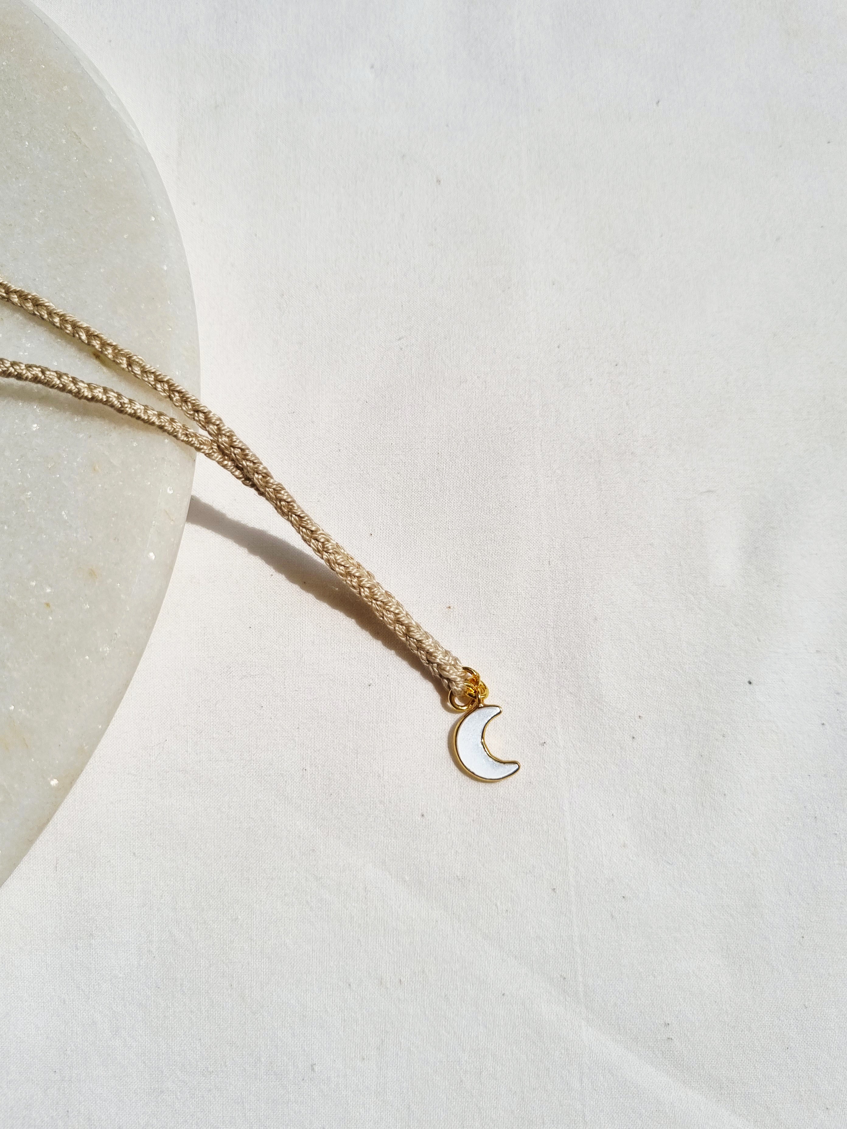 asraya - White Moonstone Luna Charm Rakhi
