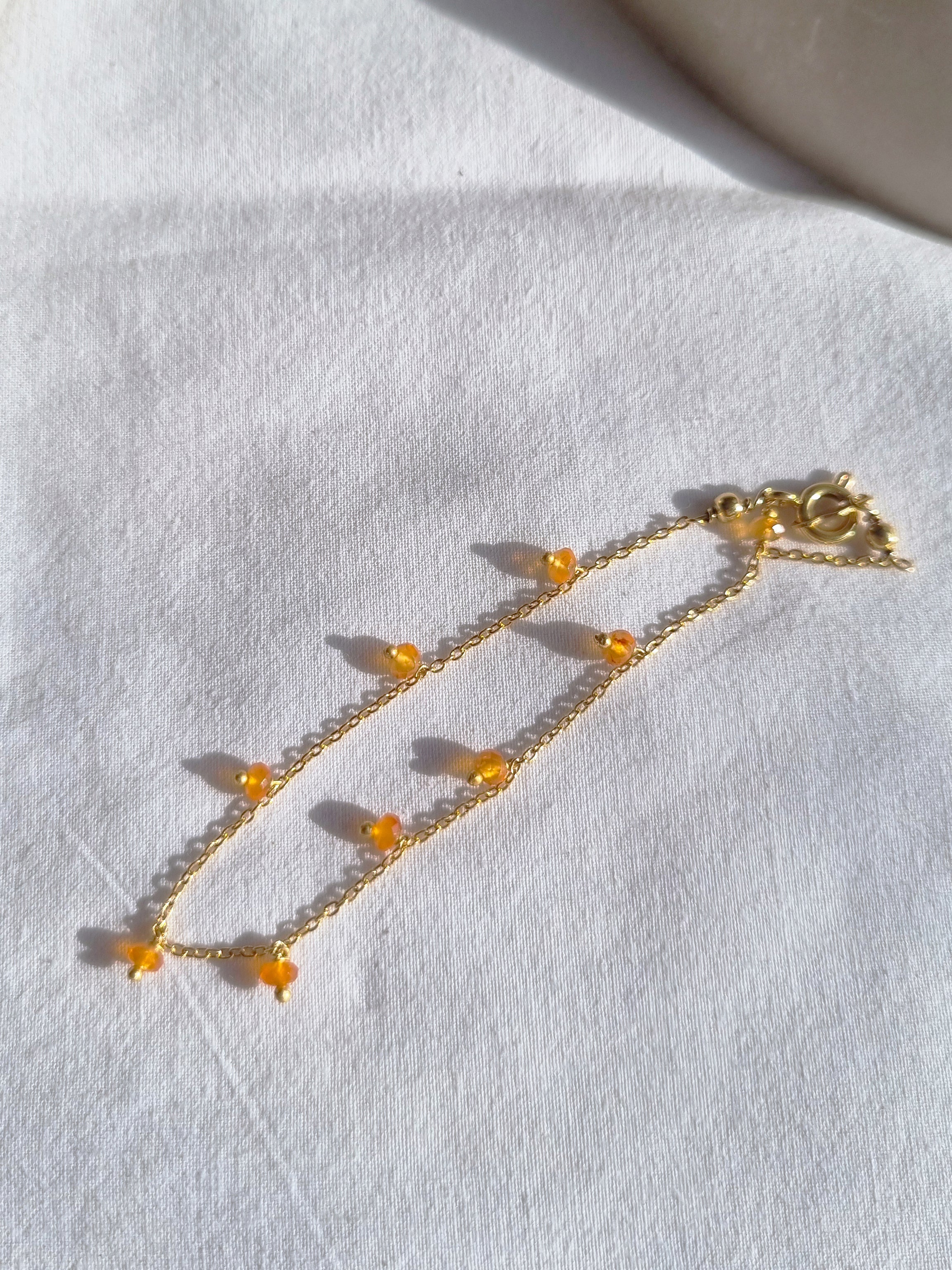 apiti- Carnelian Baati Drop Bracelet