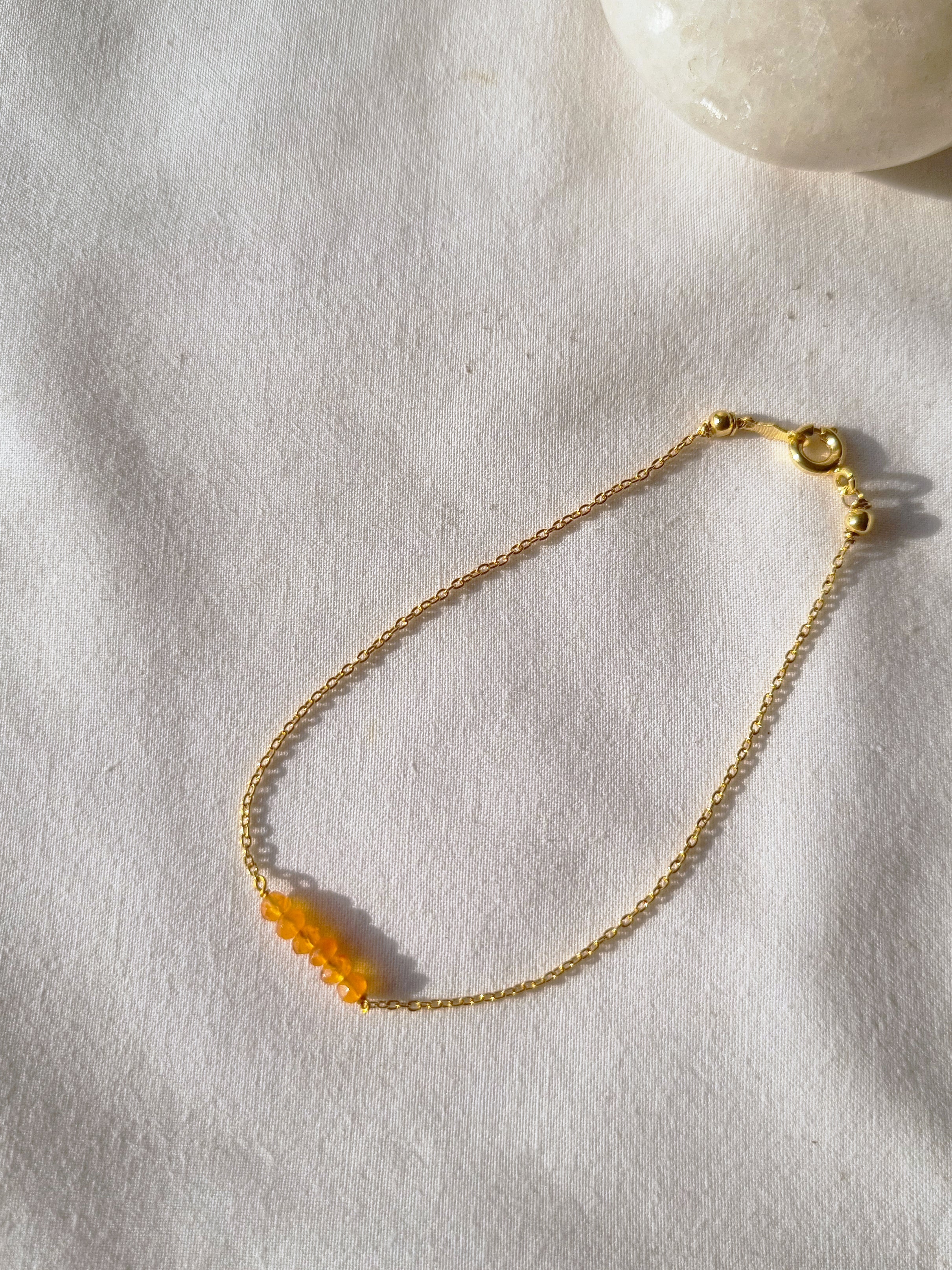 entilae - Carnelian Baati Bar Bracelet