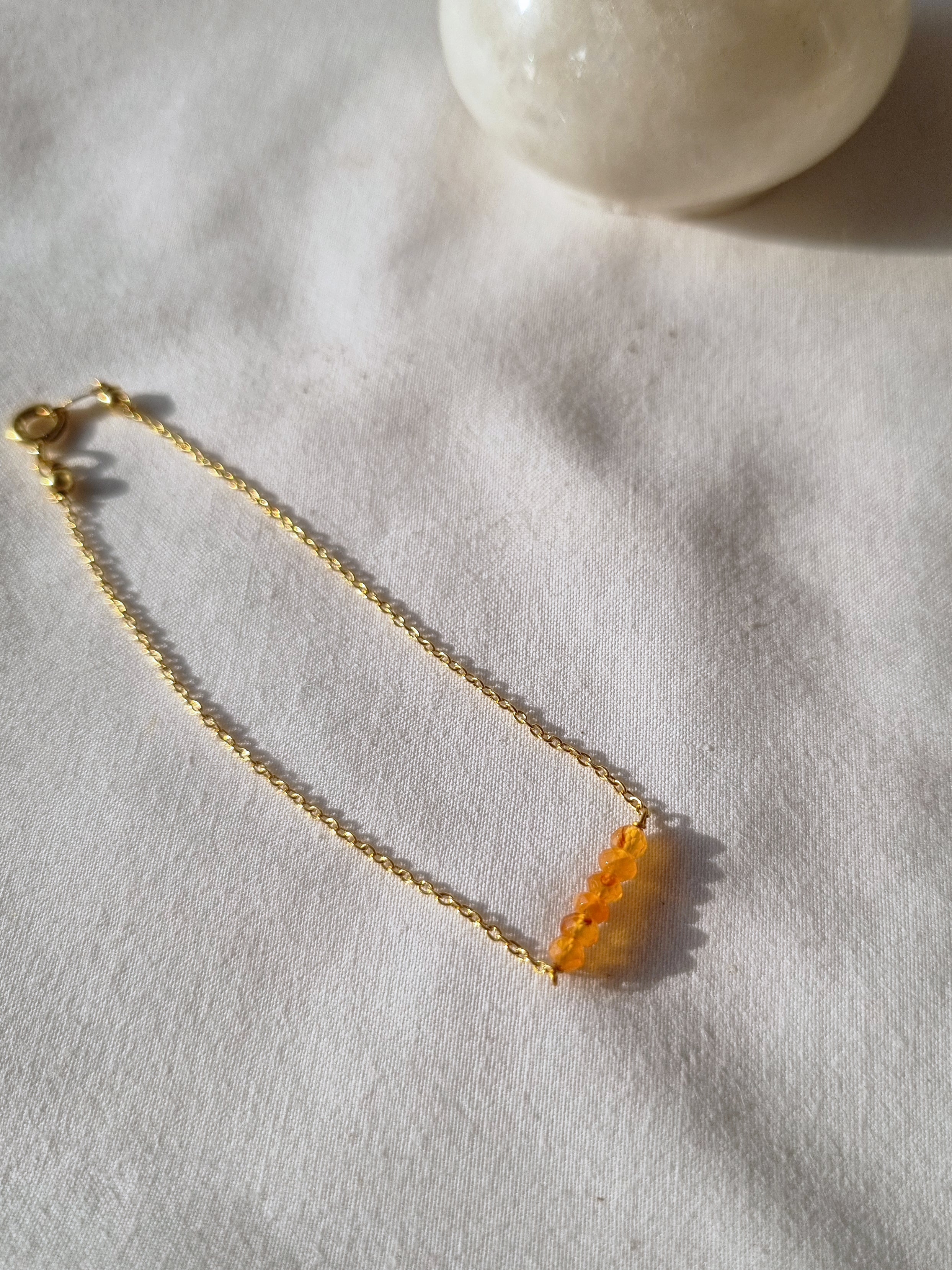 entilae - Carnelian Baati Bar Bracelet