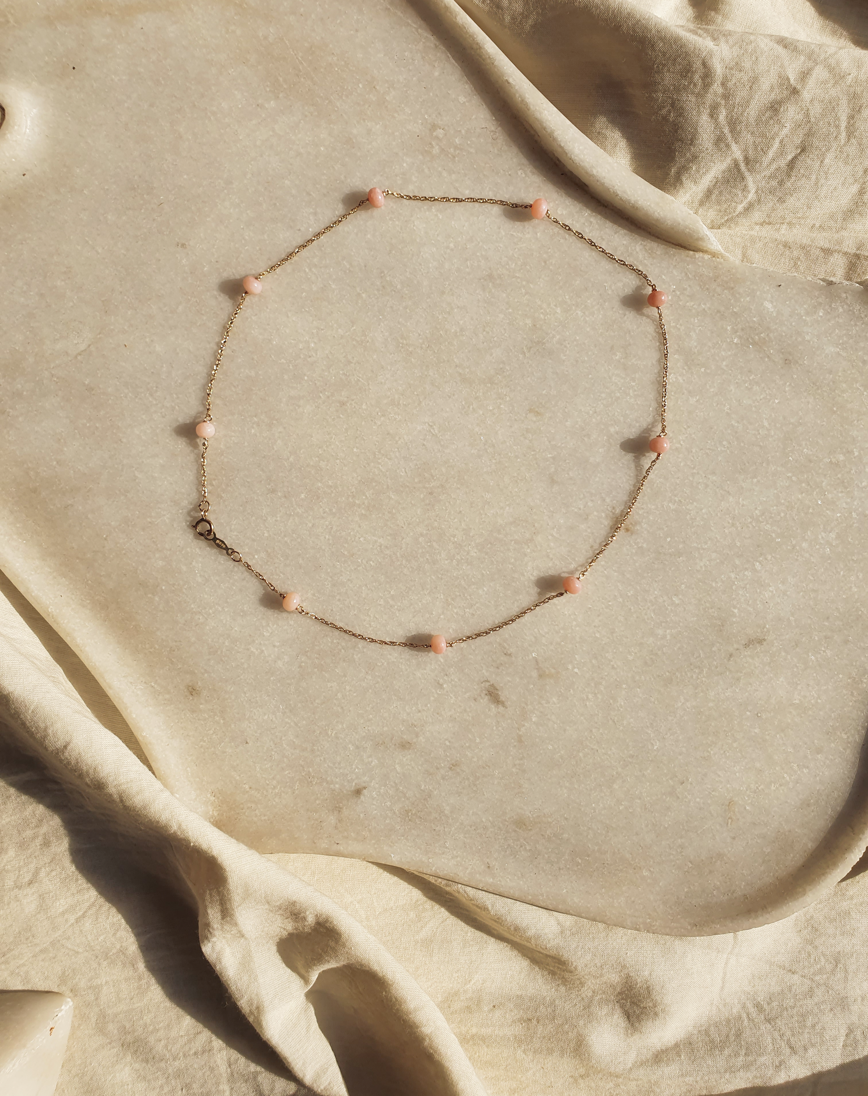veti - Pink Opal Baati Choker