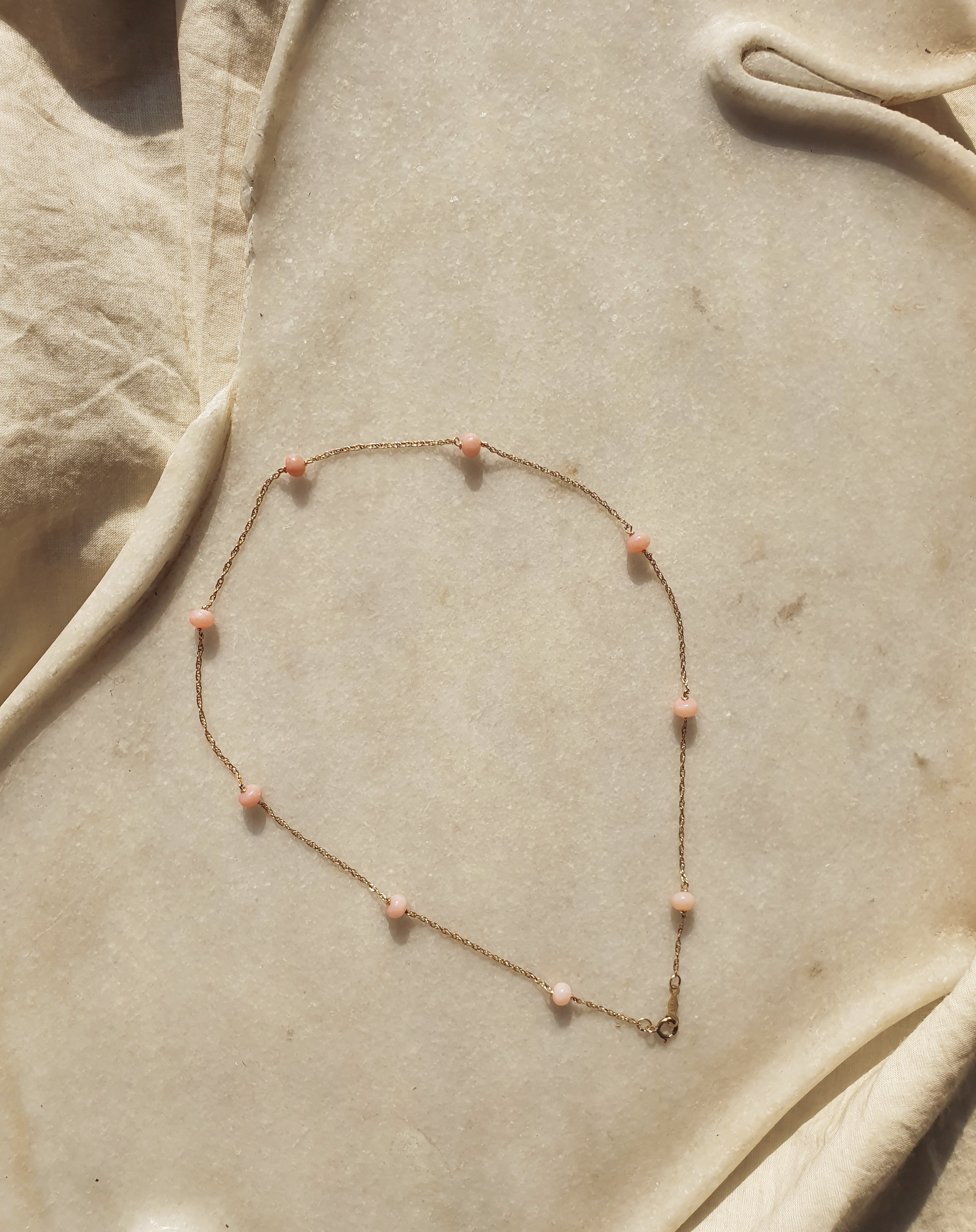 veti - Pink Opal Baati Choker