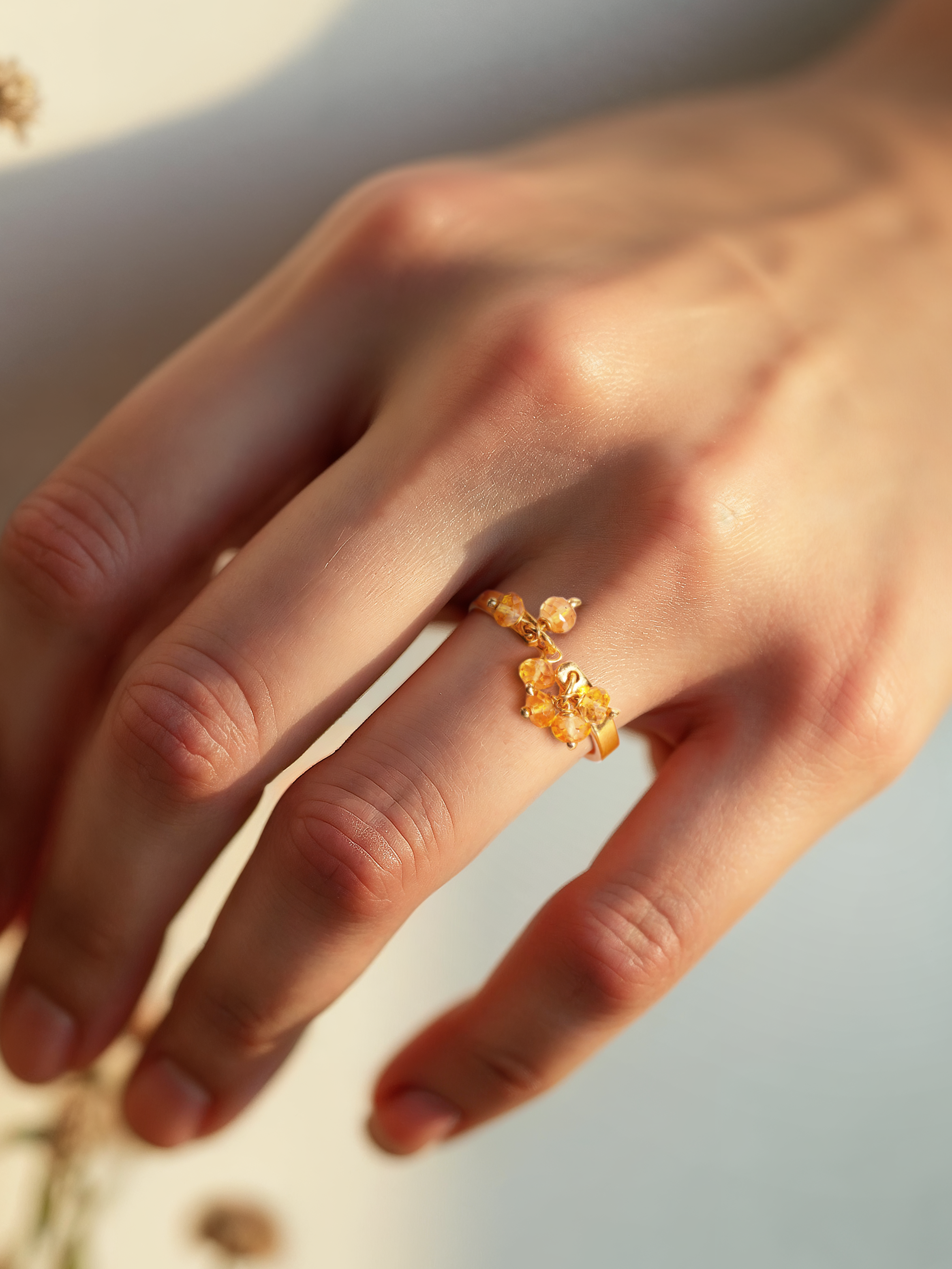 yama ring - Citrine
