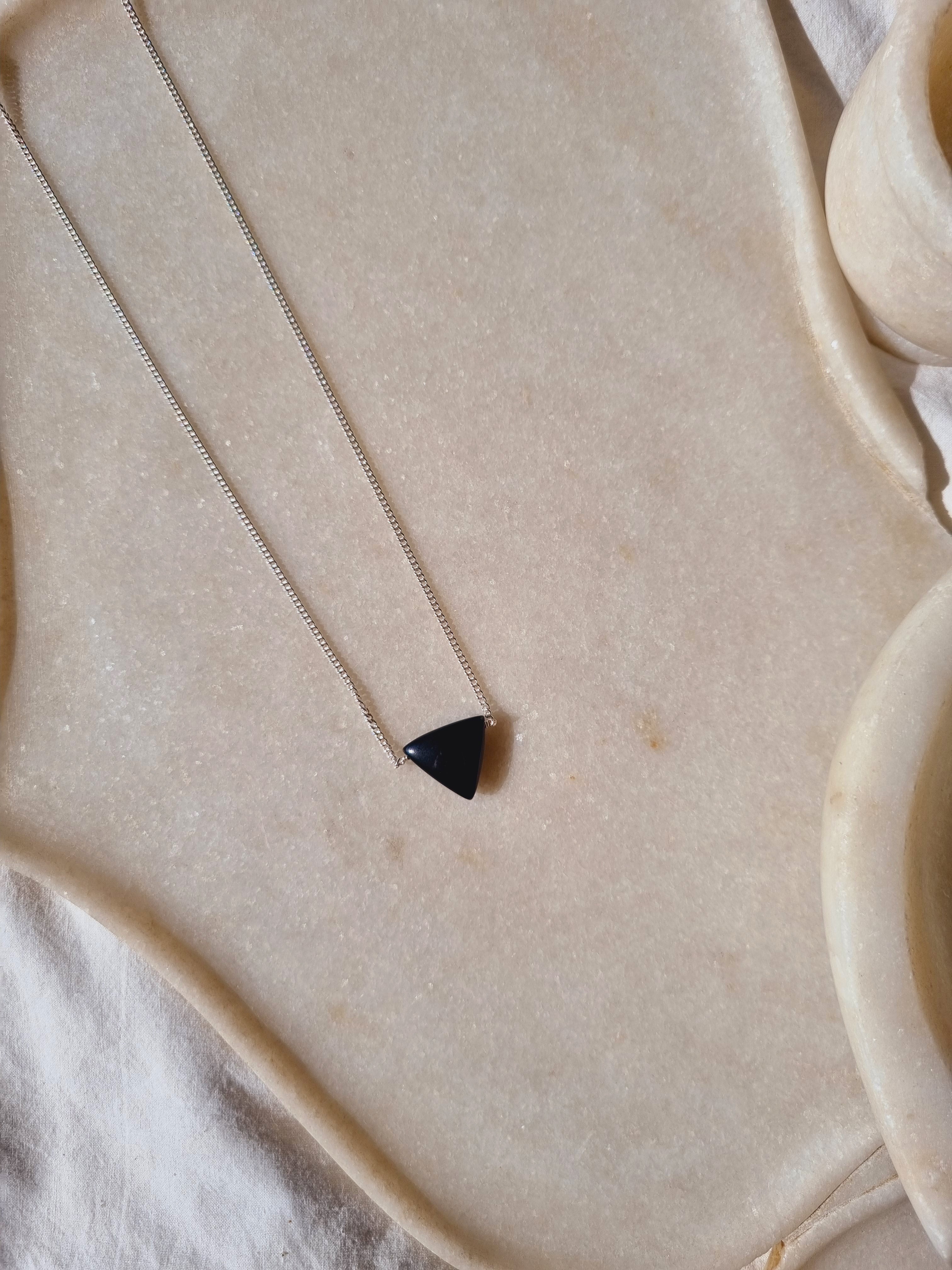 anya - Black Onyx Men's Tikona Pendant