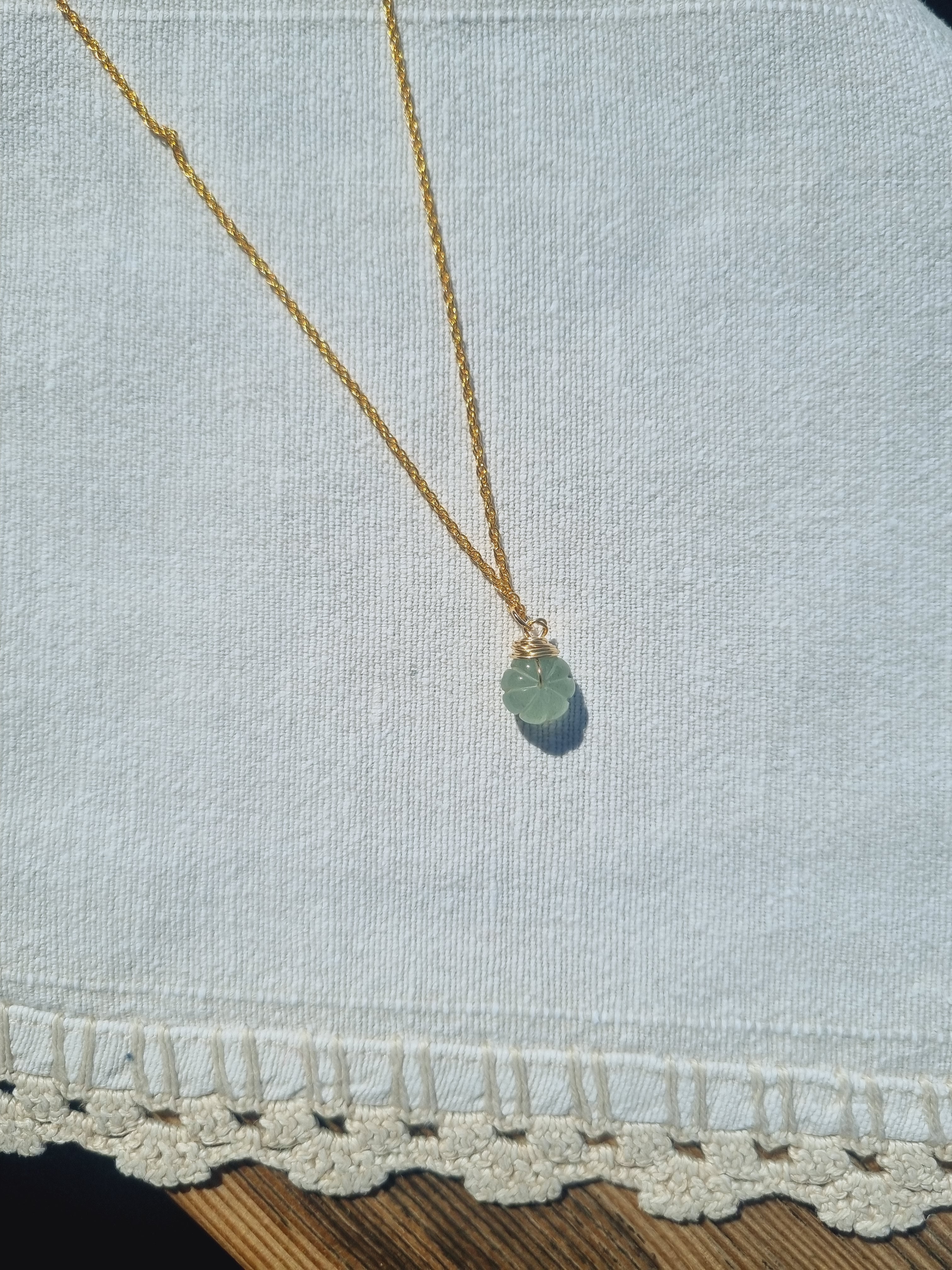 narur - Aquamarine Melon Pendant