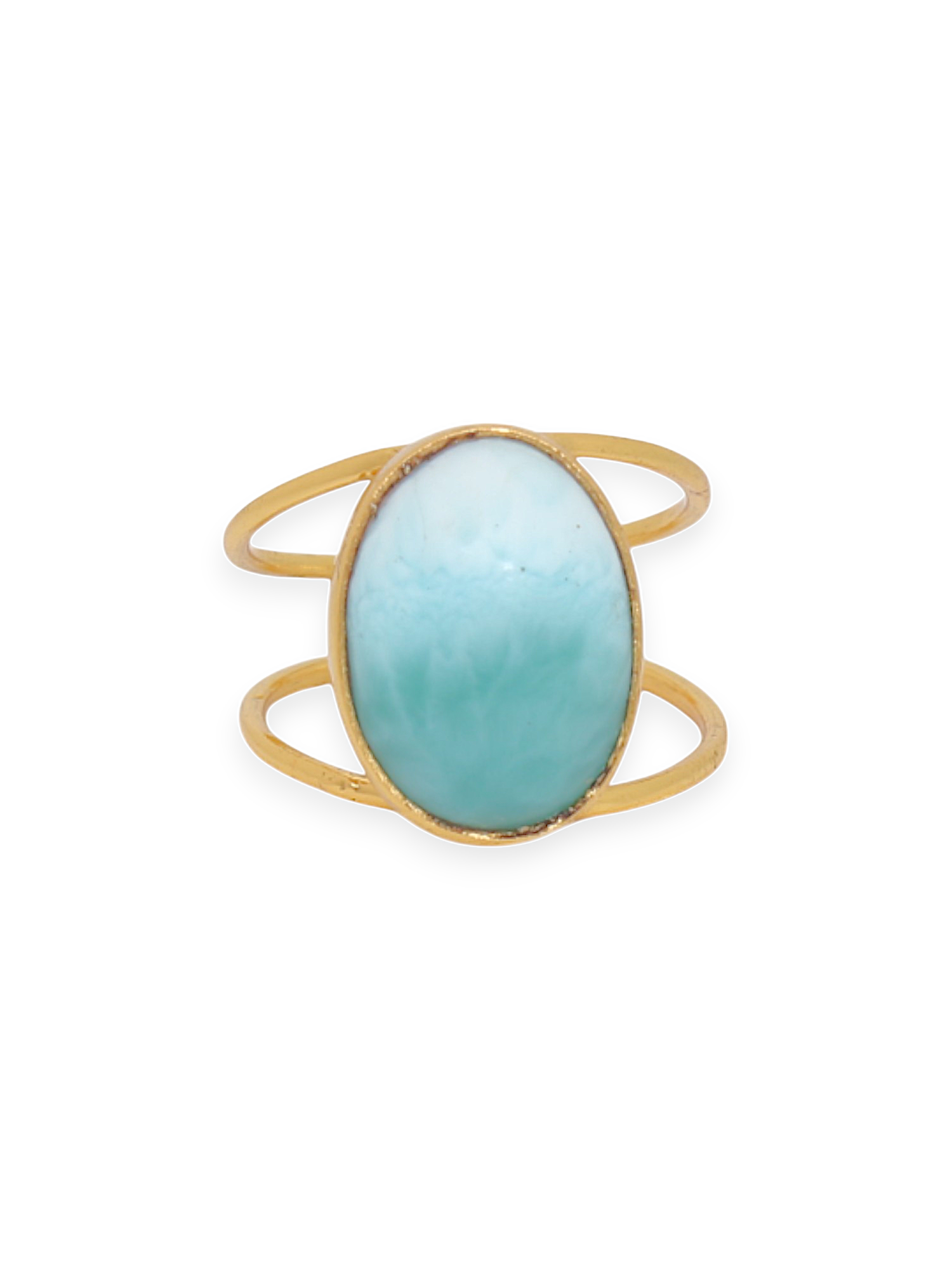olivia - Larimar Ring