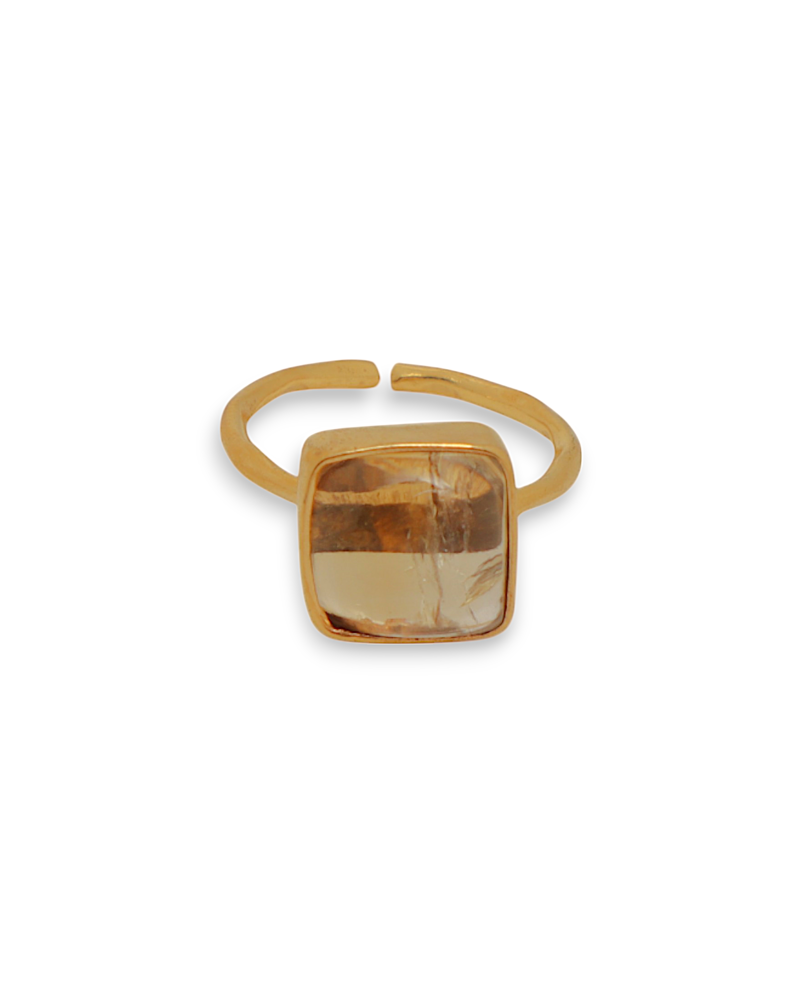 vasa - Citrine Helix Ring