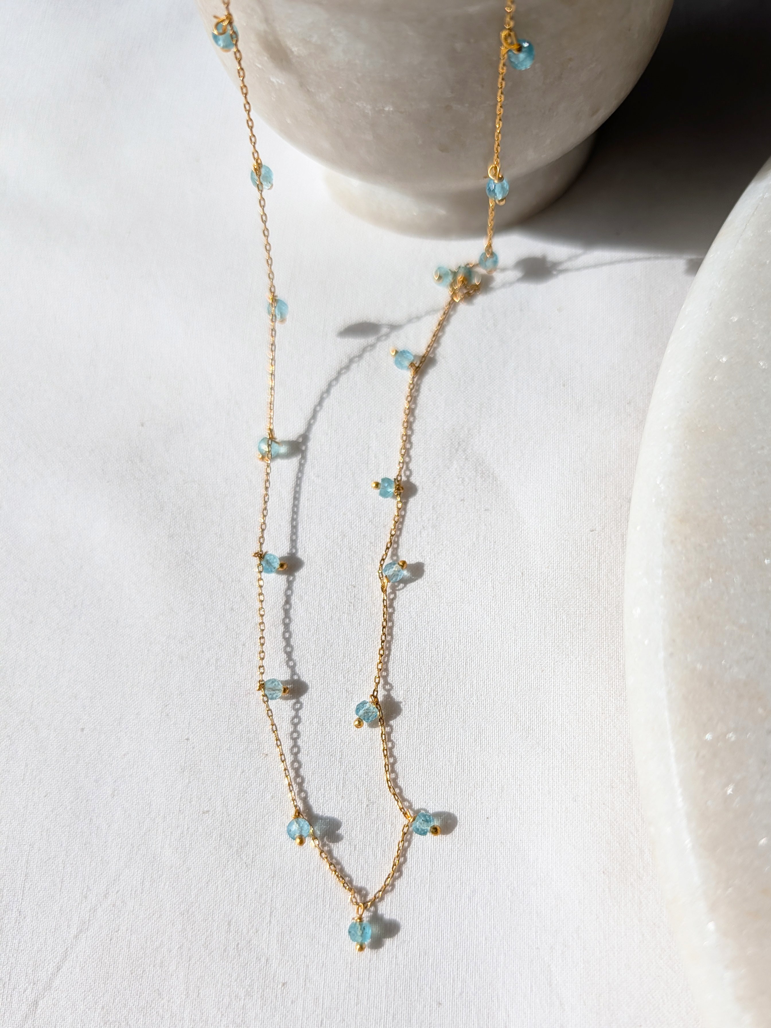 apit - Apatite Baati Drop choker