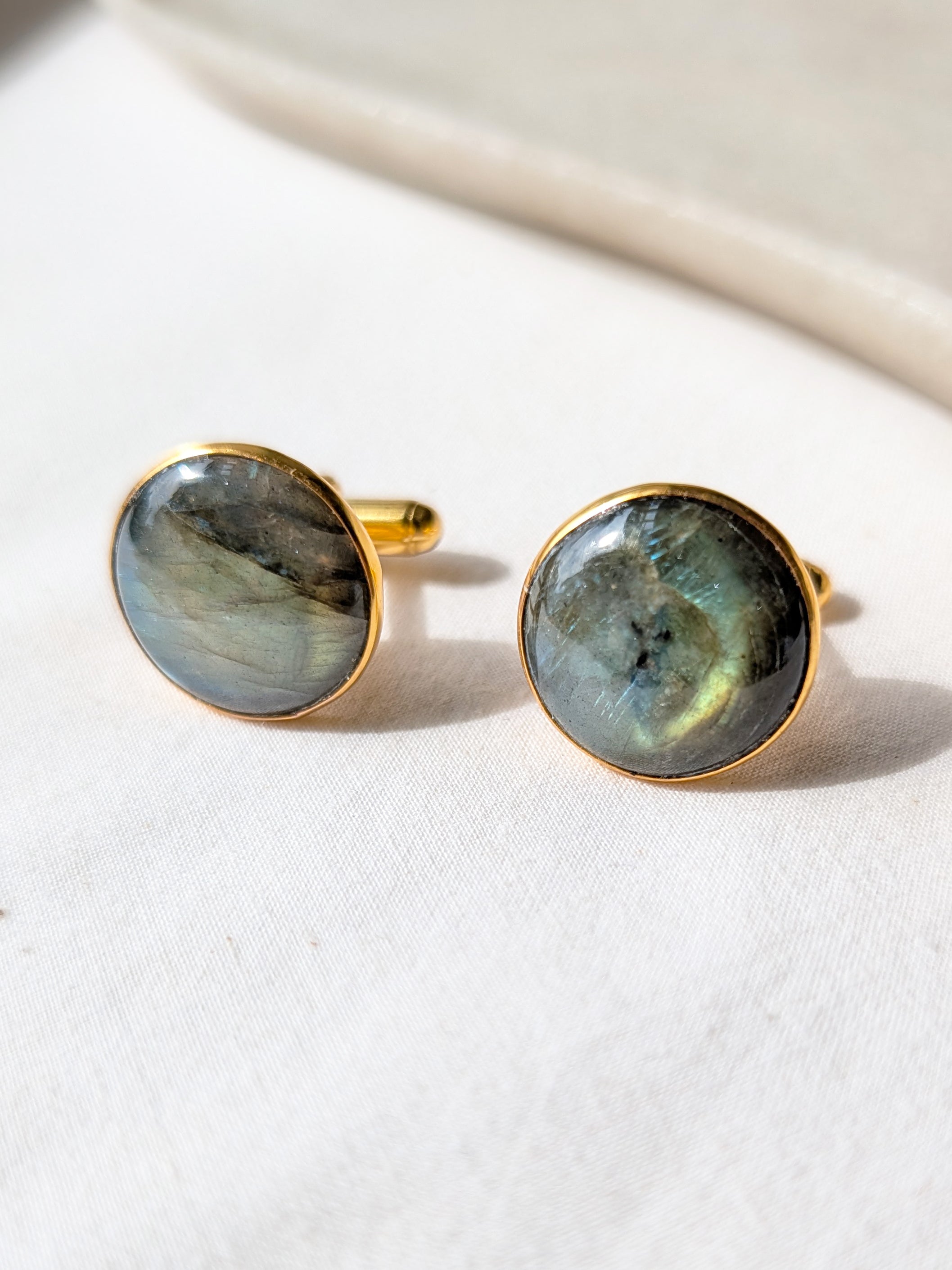 suryaa - Labradorite Sun Cufflinks