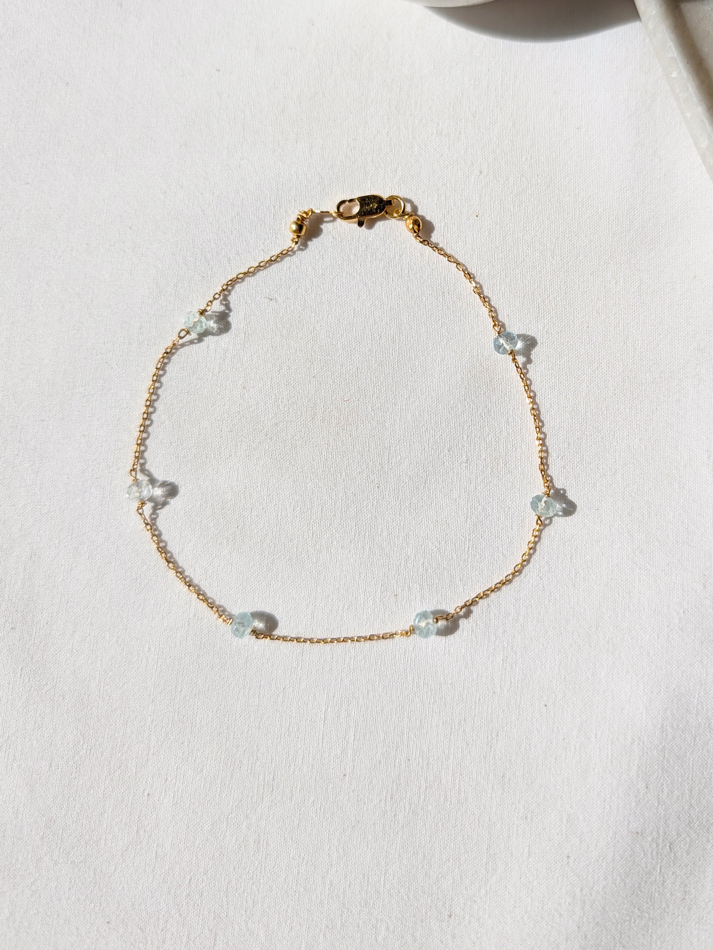 bhava - Aquamarine Baati Anklet