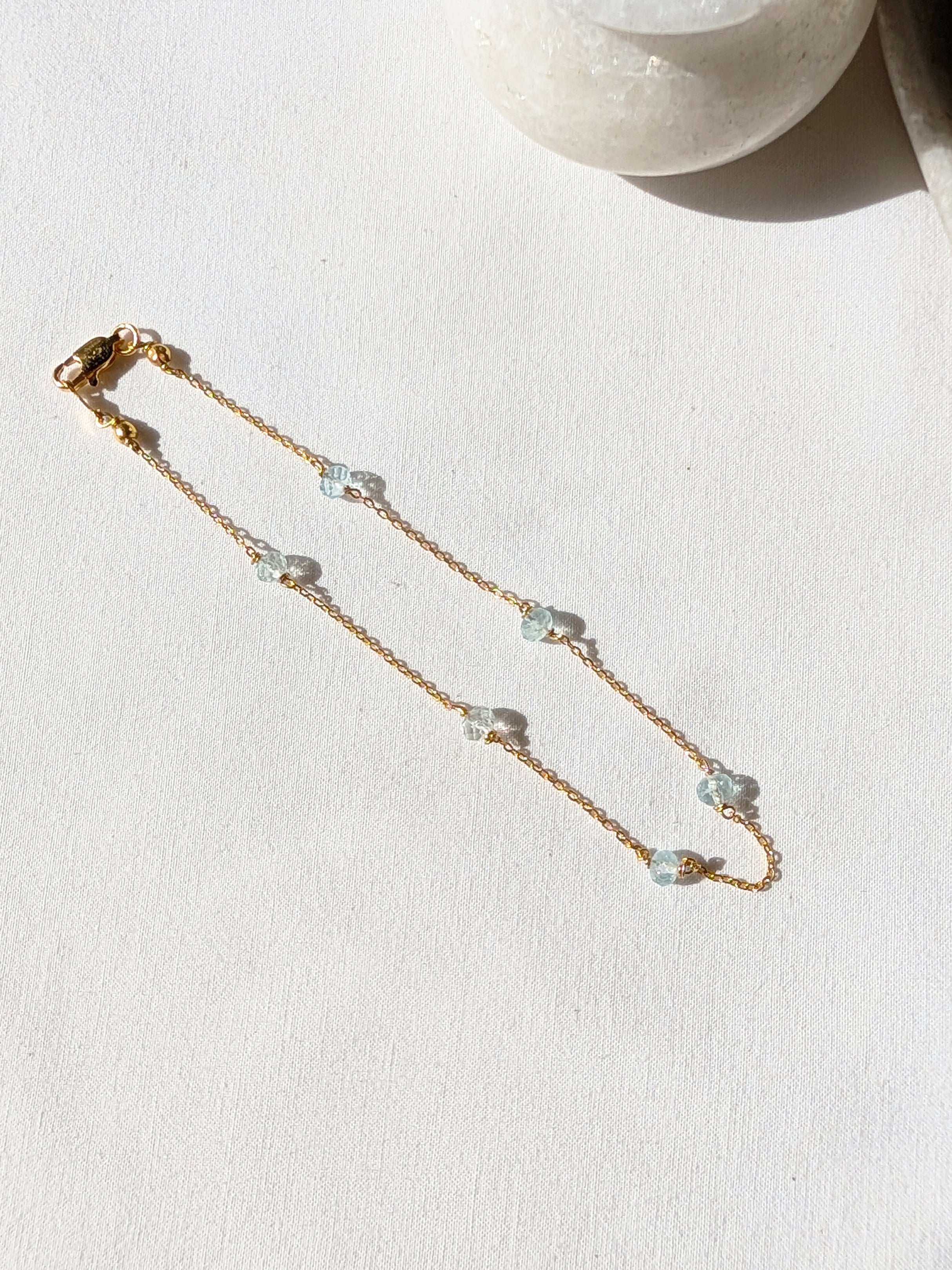 bhava - Aquamarine Baati Anklet