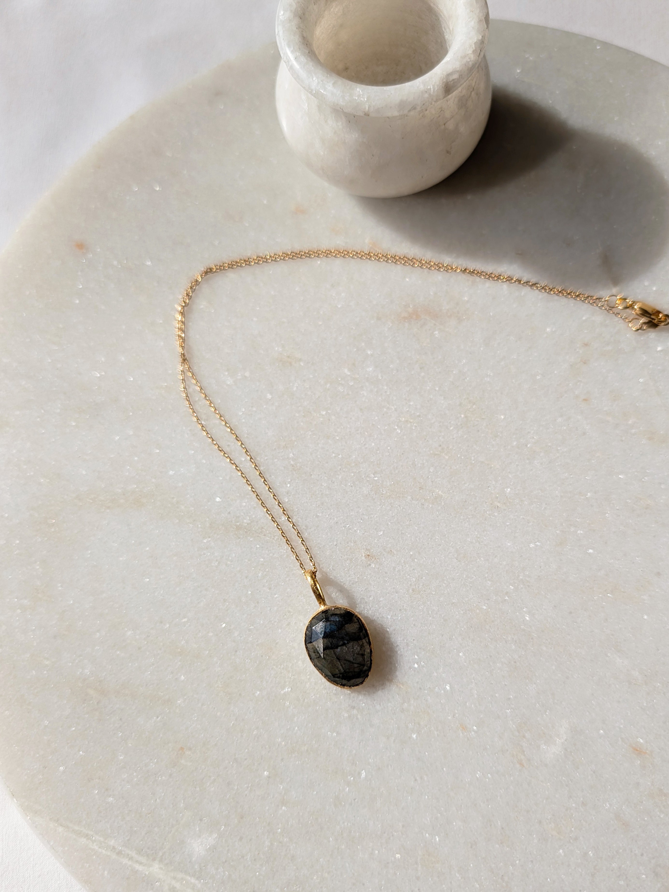 abhya - Labradorite Soul Pendant
