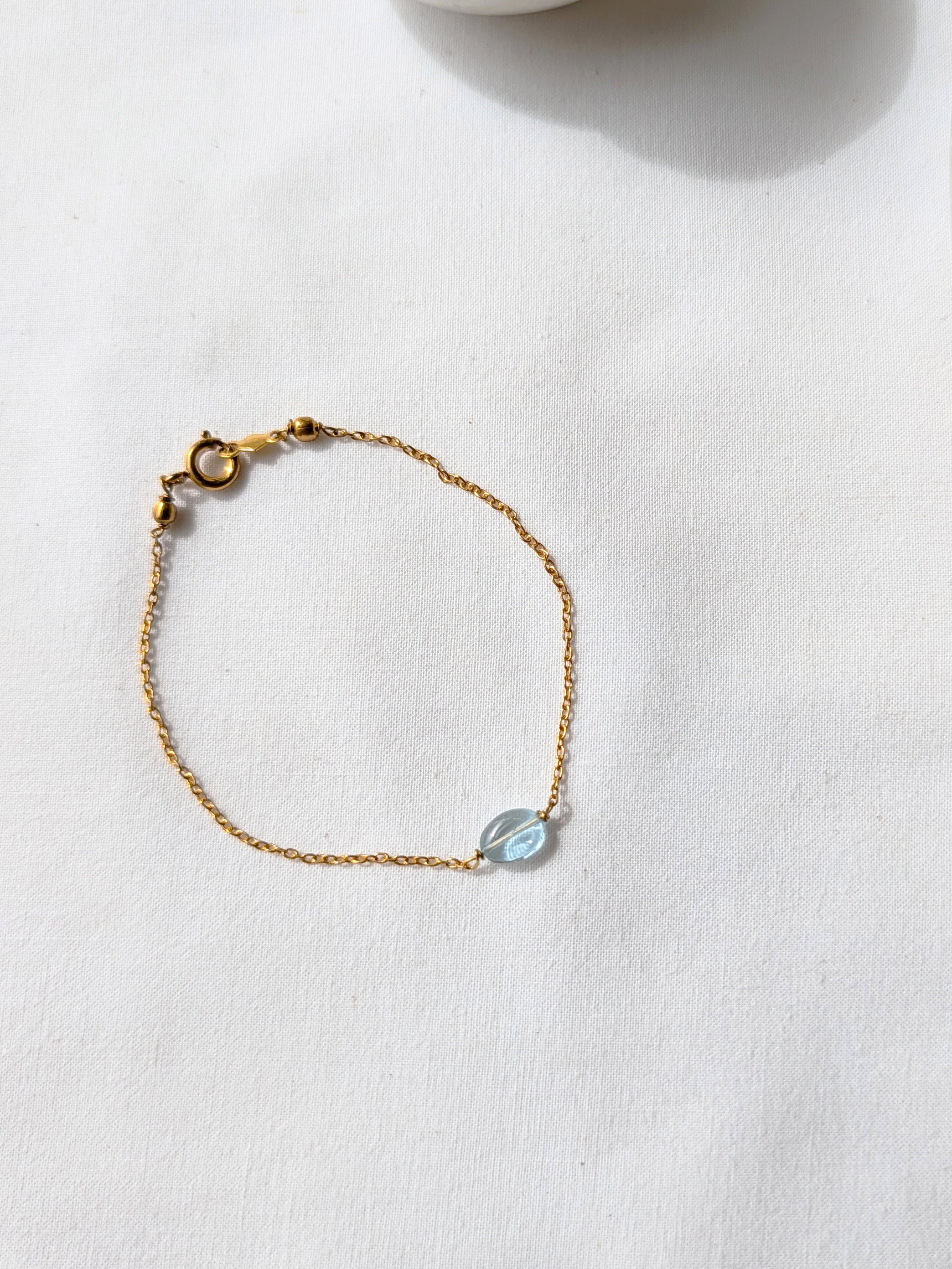 kesya - Blue Topaz Oval Bracelet