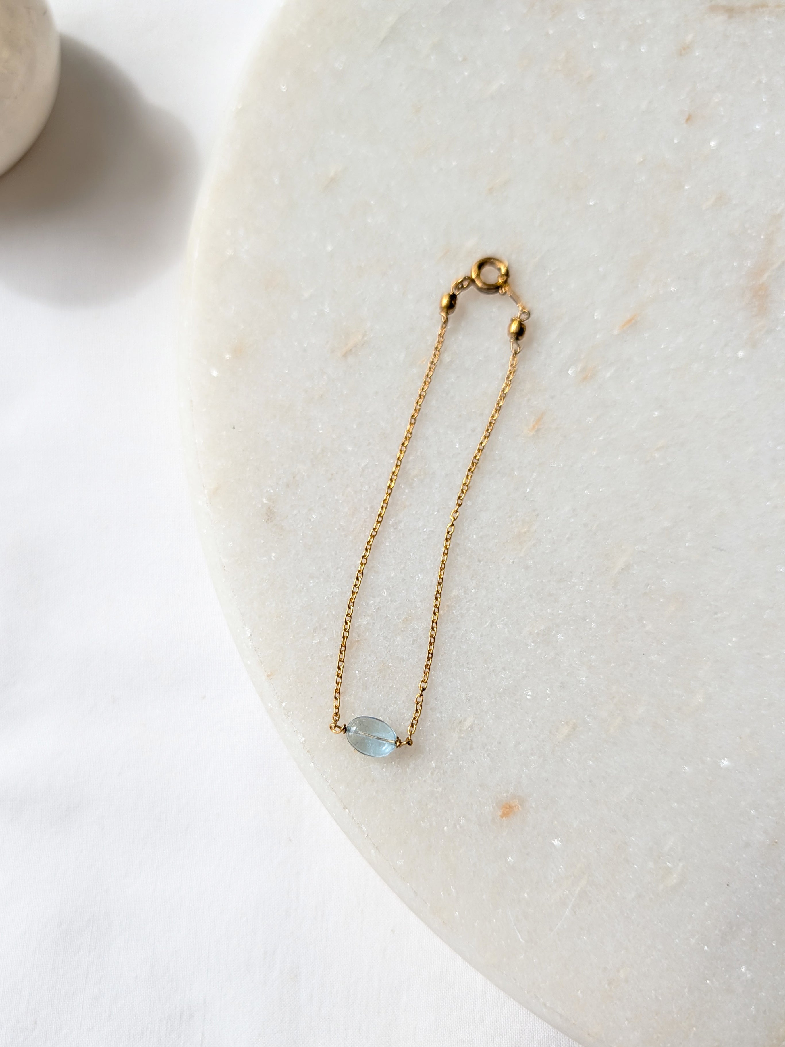 kesya - Blue Topaz Oval Bracelet