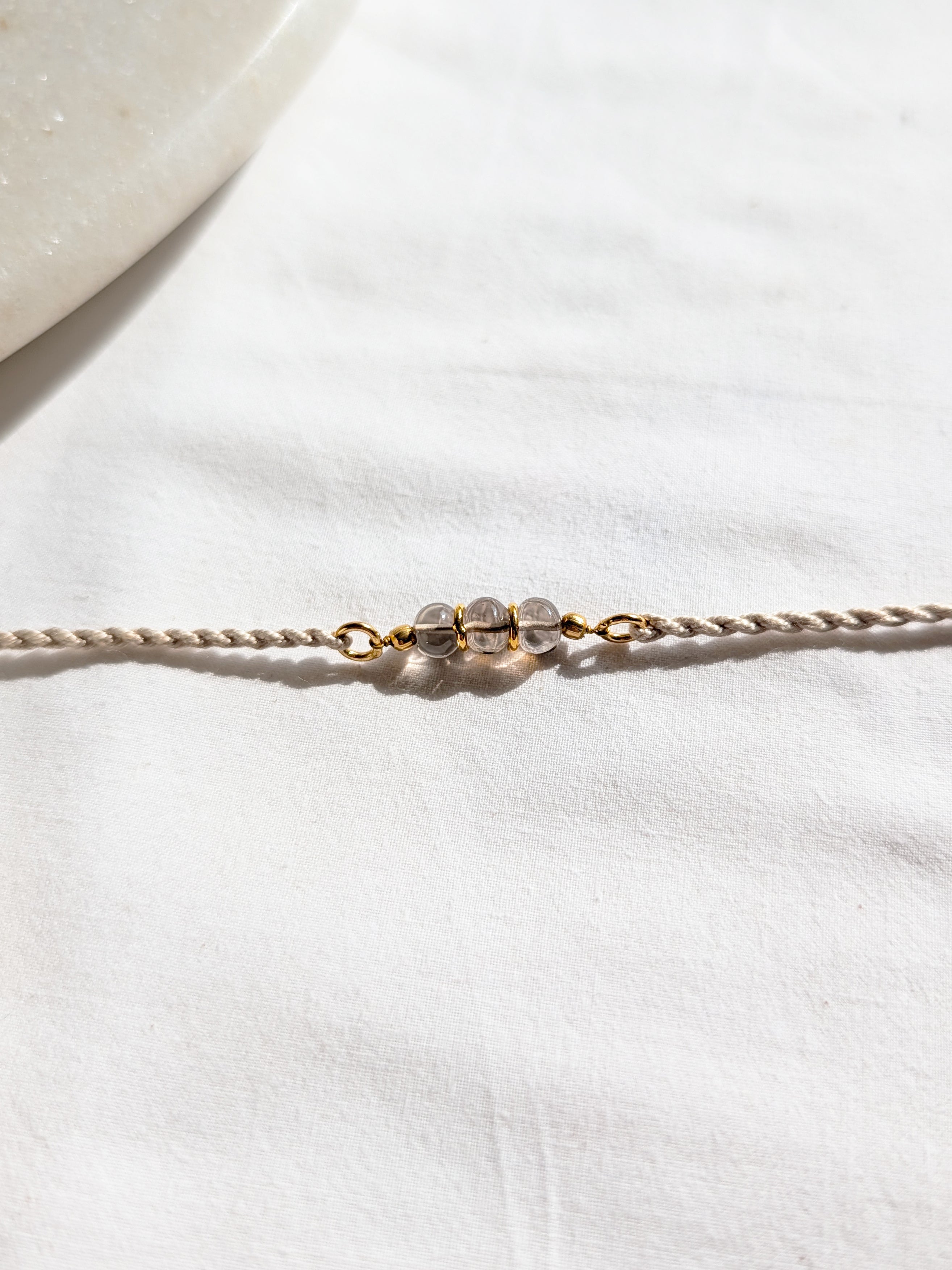 lasso - Smoky Quartz Baati Rakhi