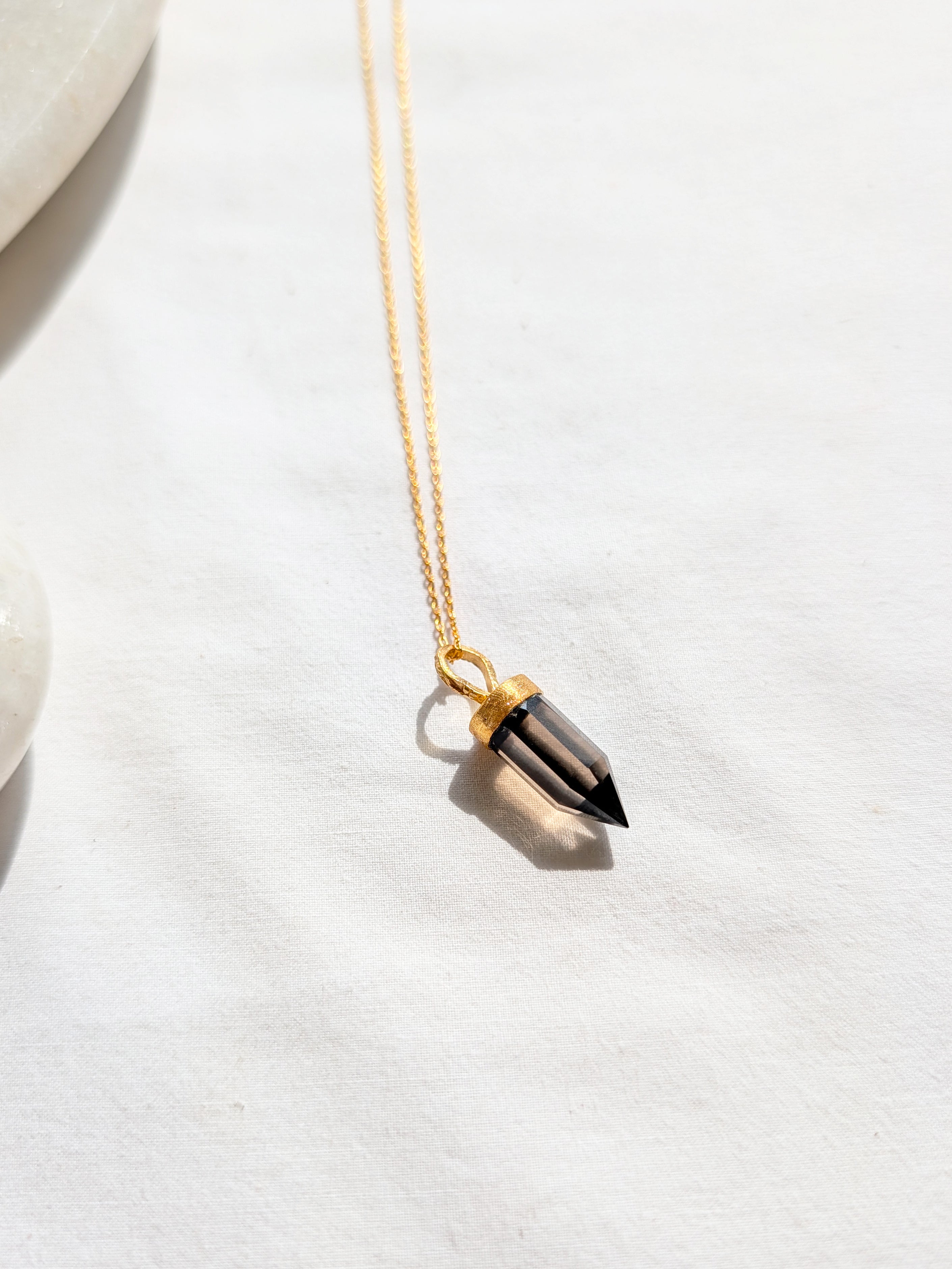 arrow - Smoky Quartz Pendant