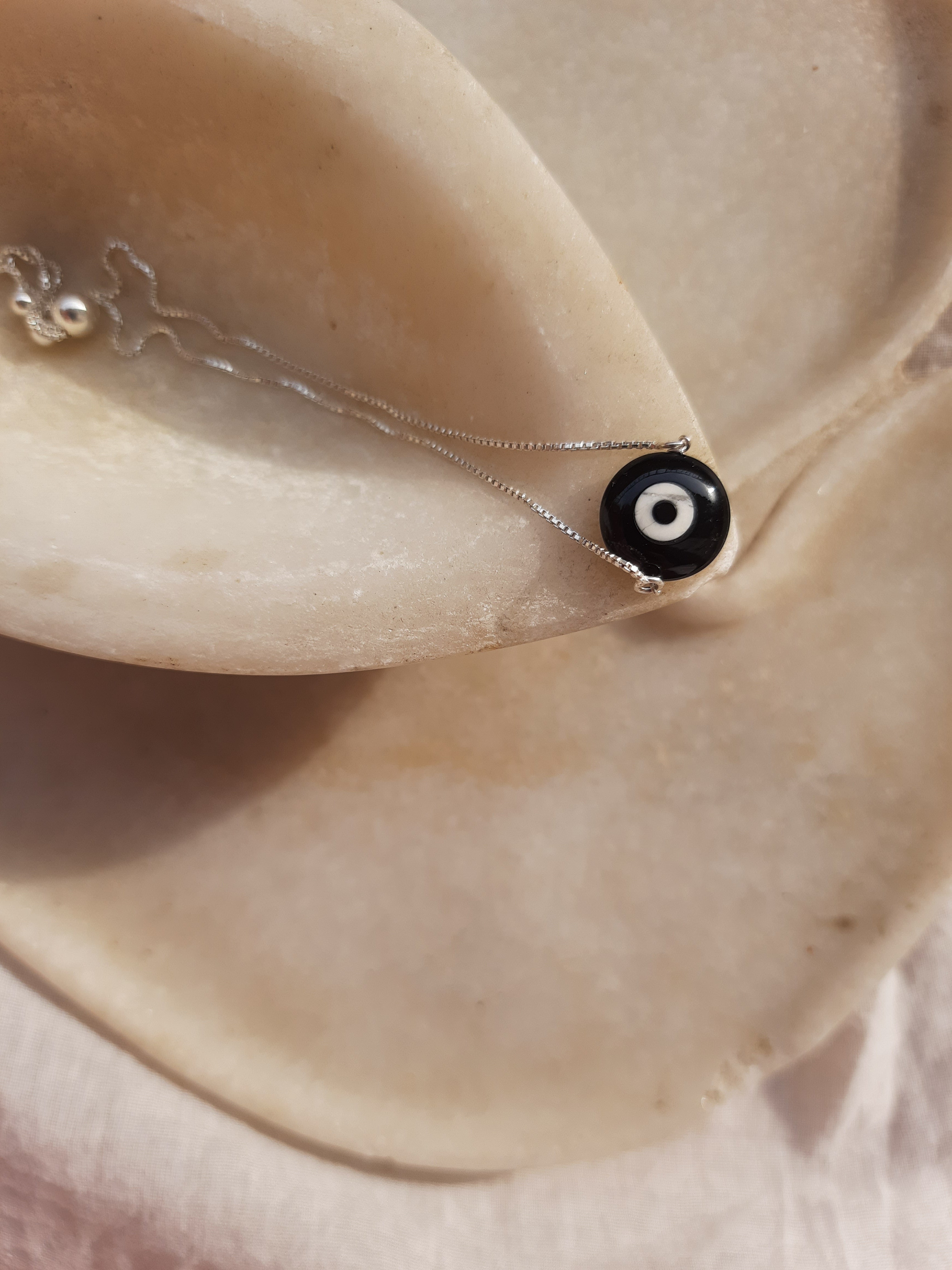 kayena - Black Onyx Evil Eye Bracelet