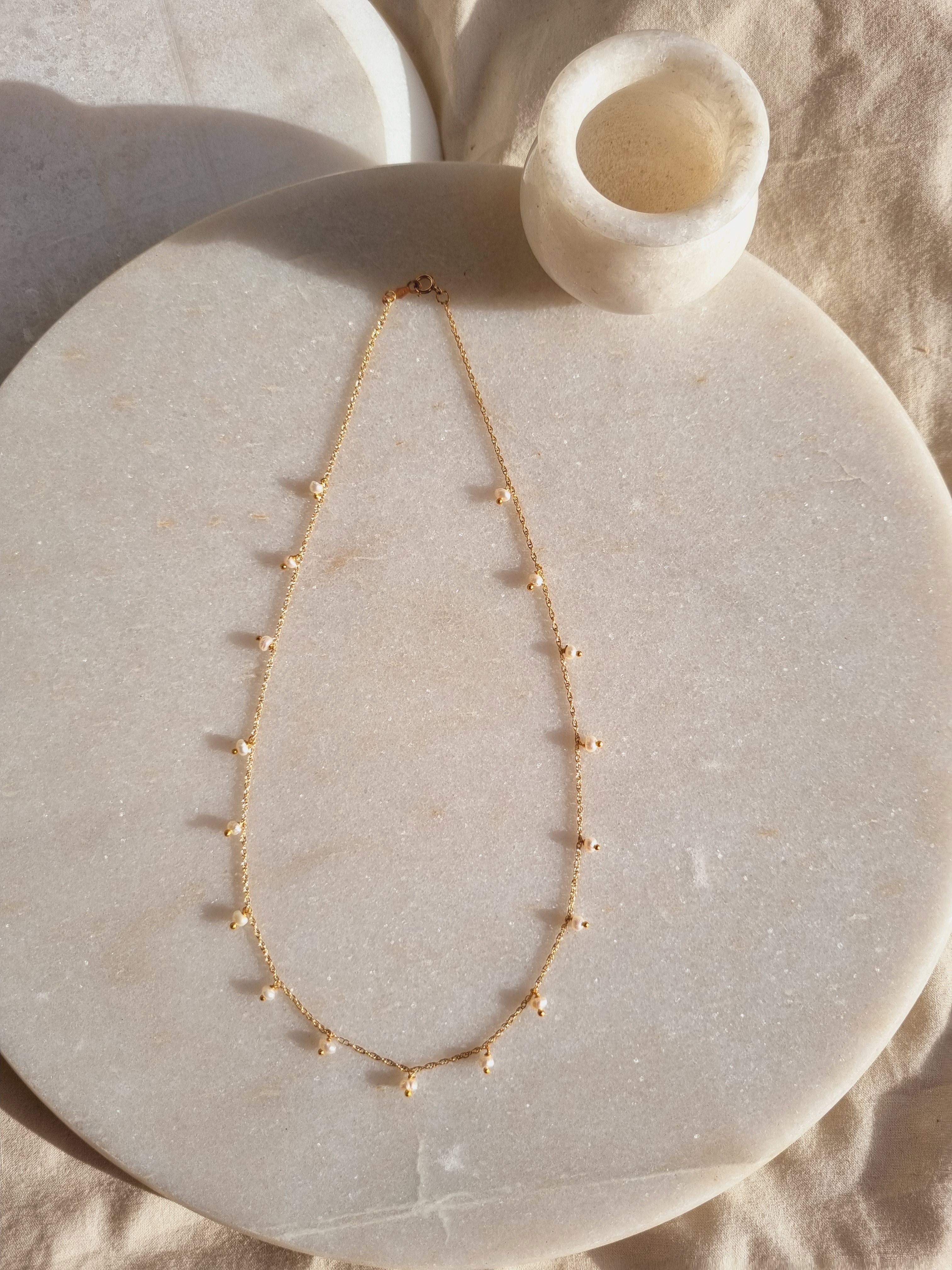 apit - Pearl Baati Drop choker