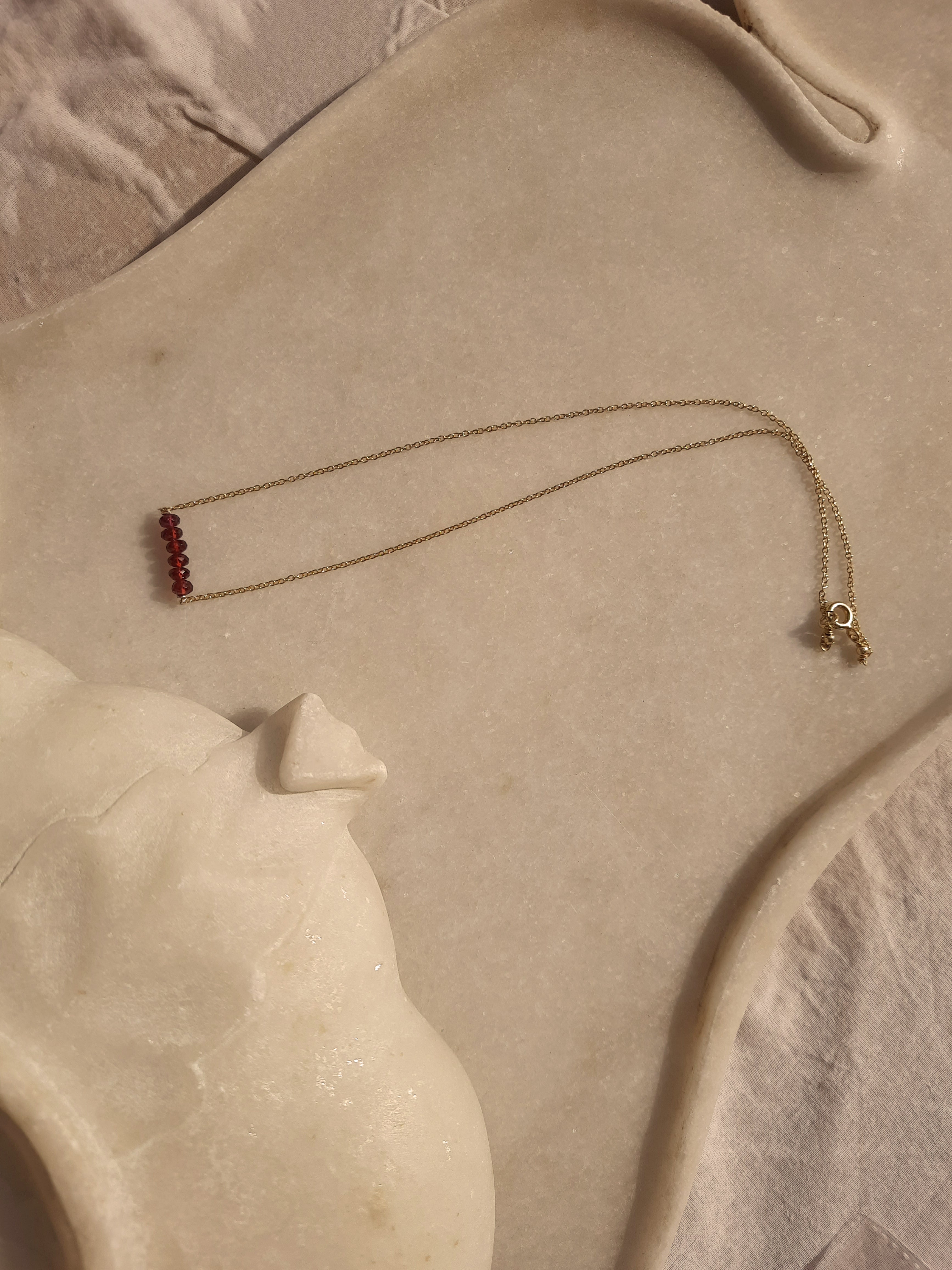 antilae - Garnet Baati Bar Pendant