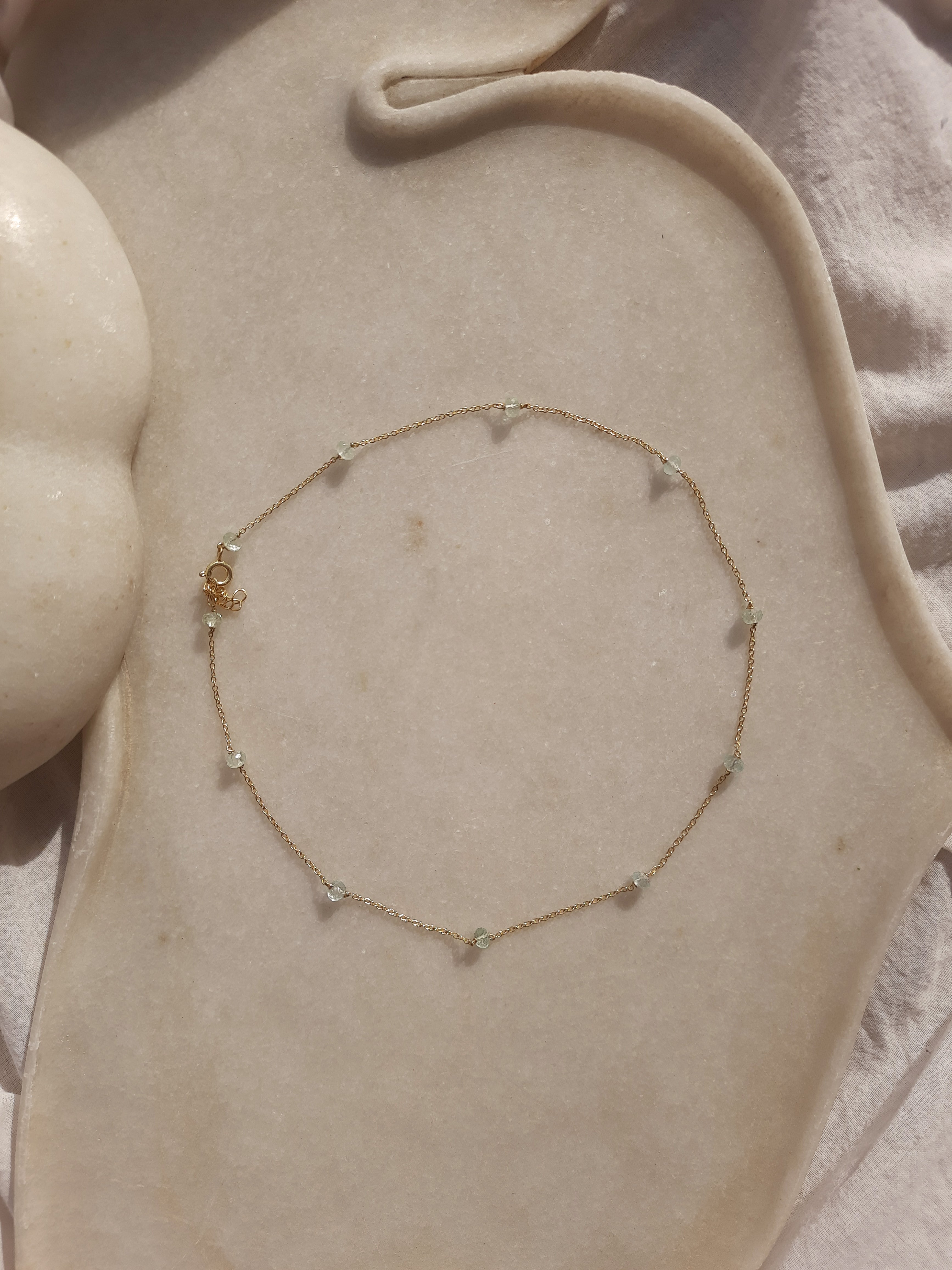 veti - Aquamarine Baati choker