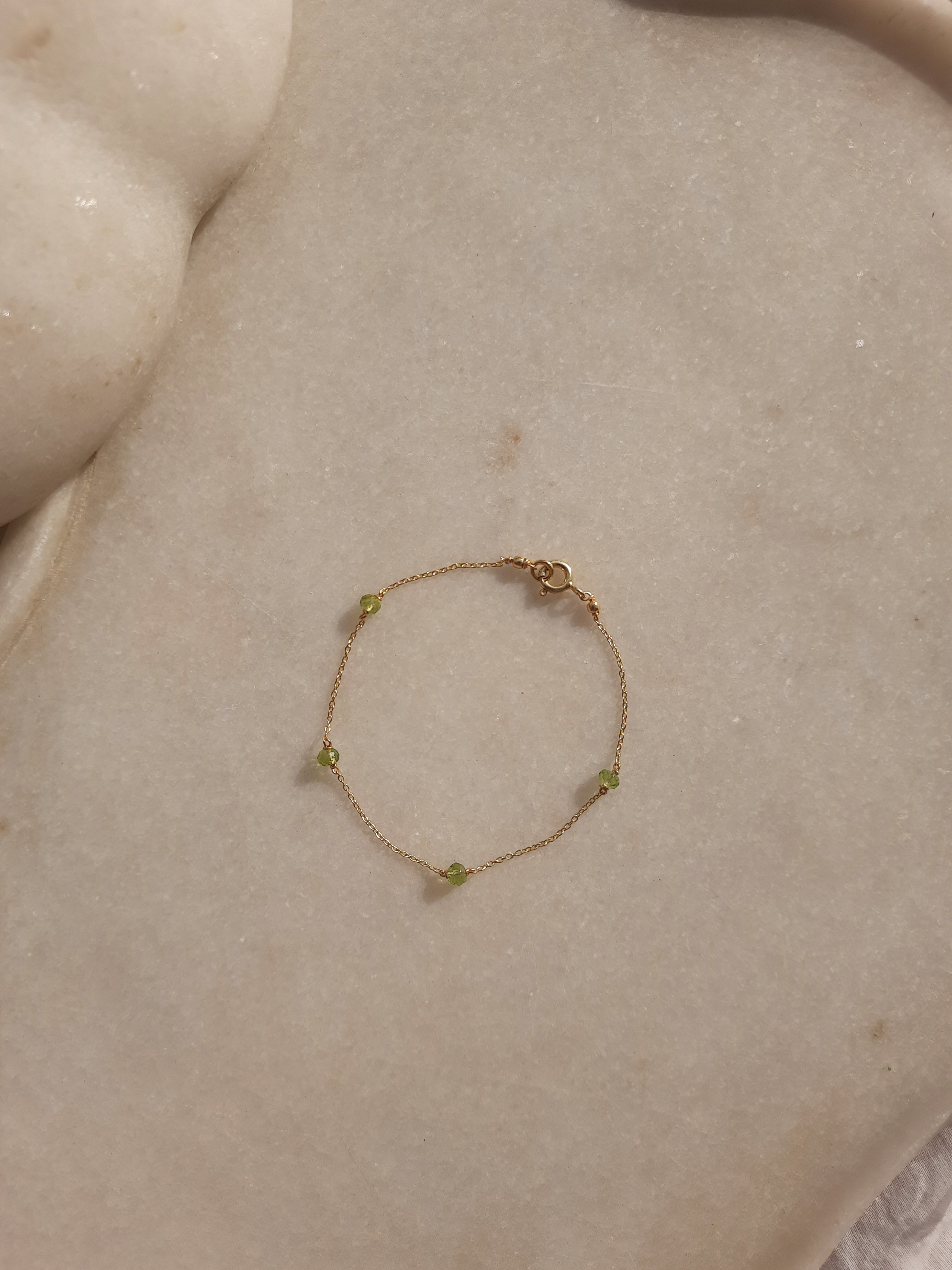 amal - Peridot Baati Bracelet