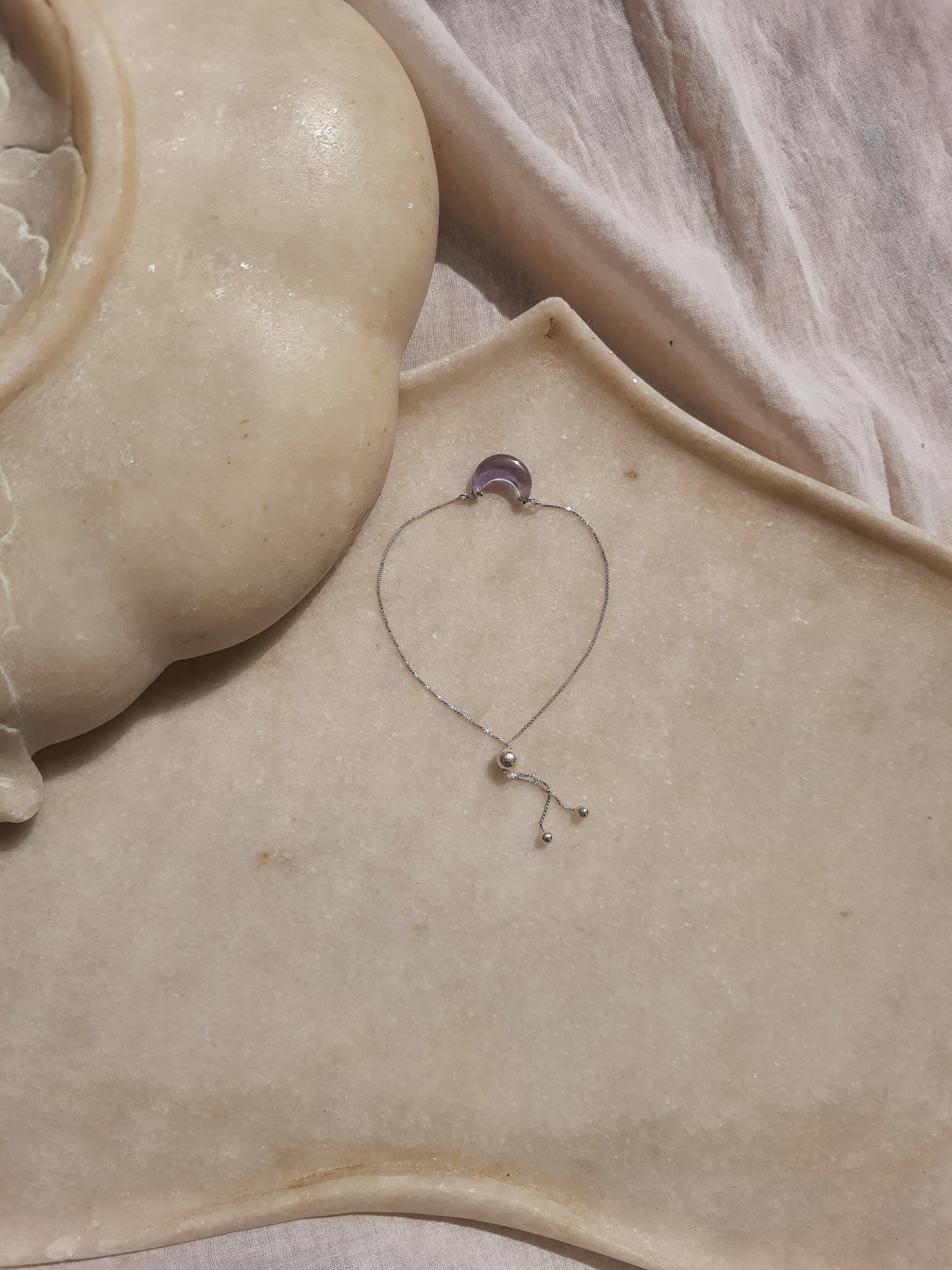 varaya - Amethyst Luna Bracelet