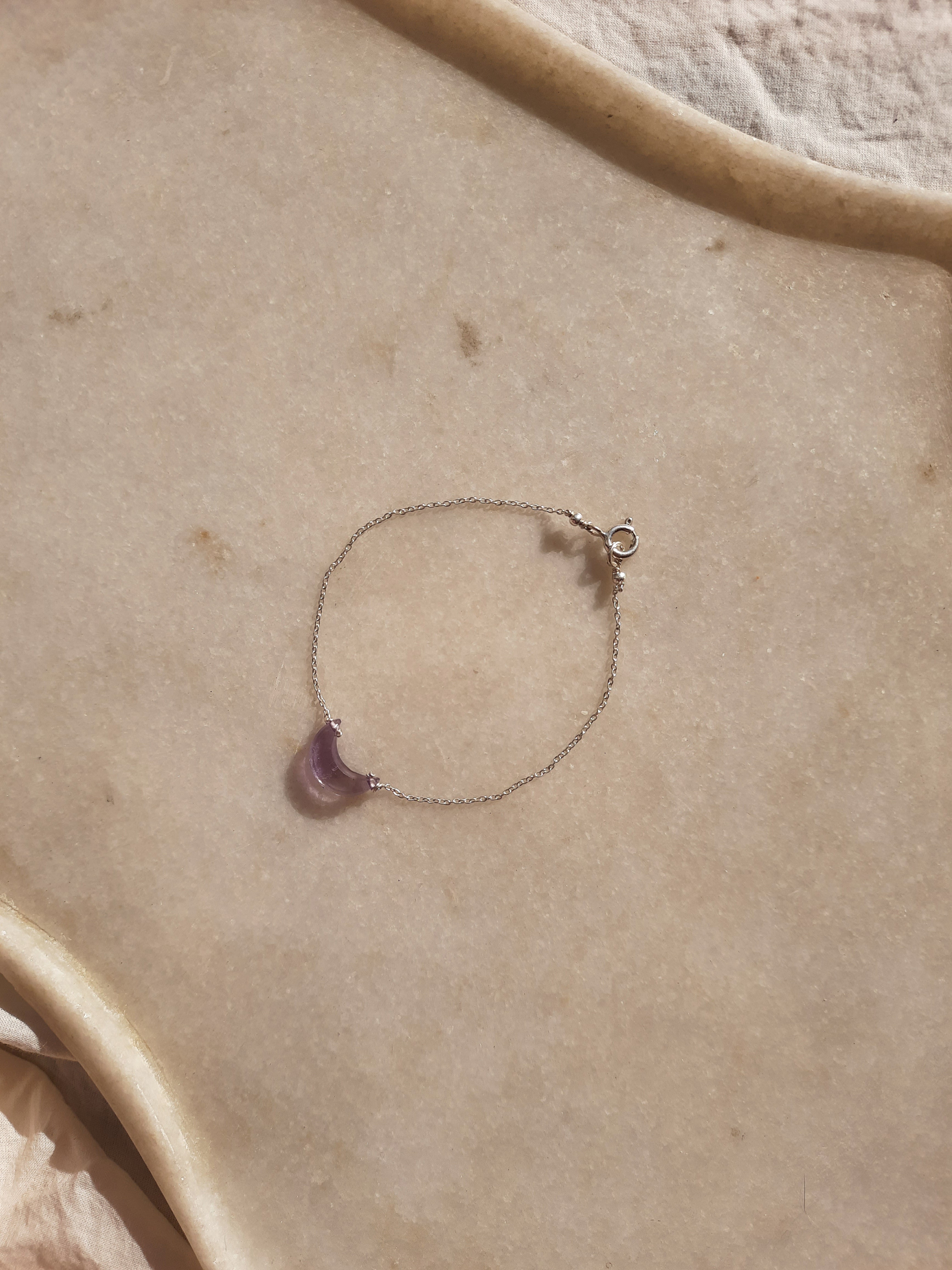 medaya - Amethyst Luna Bracelet