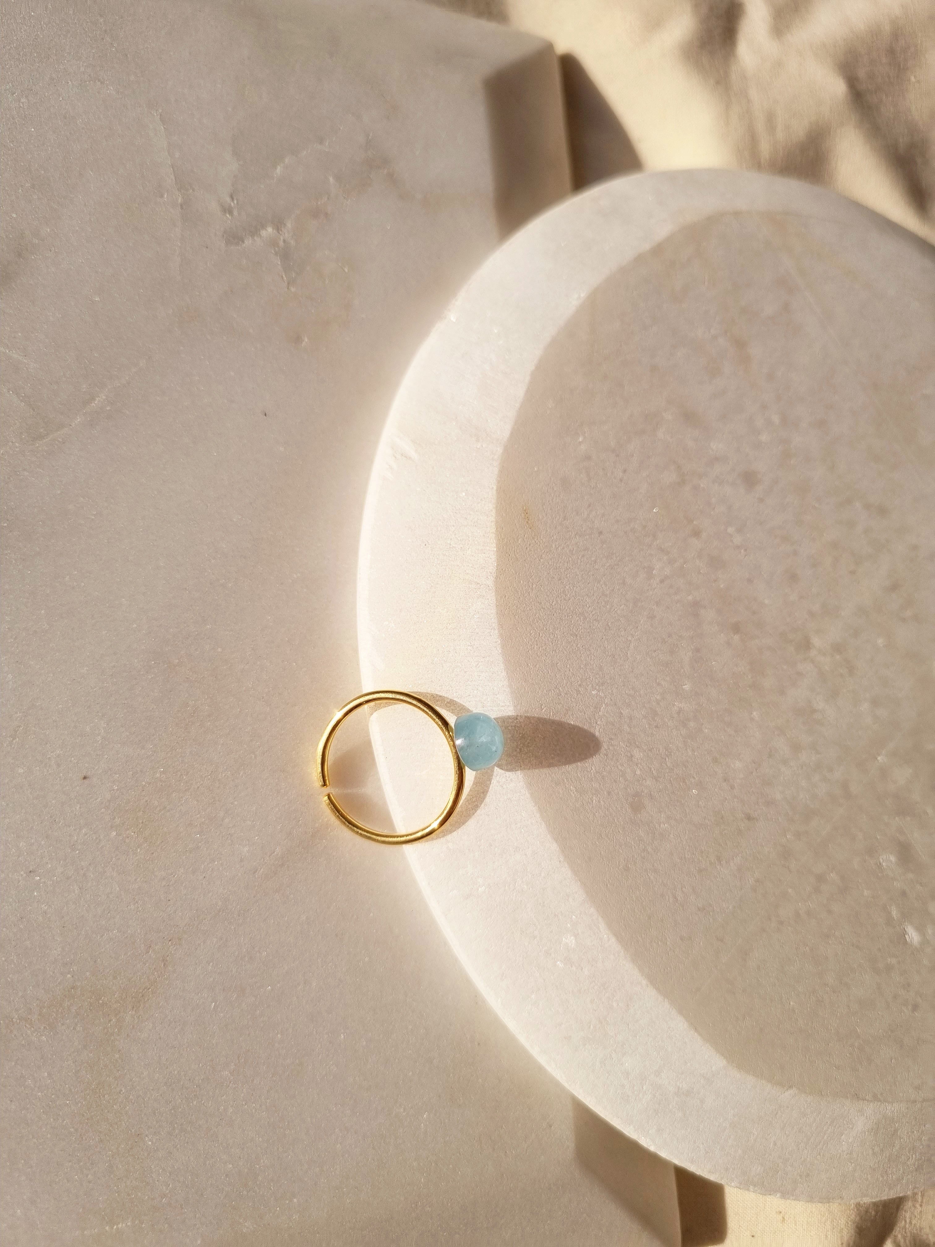 bhumi - Aquamarine Mood Ring