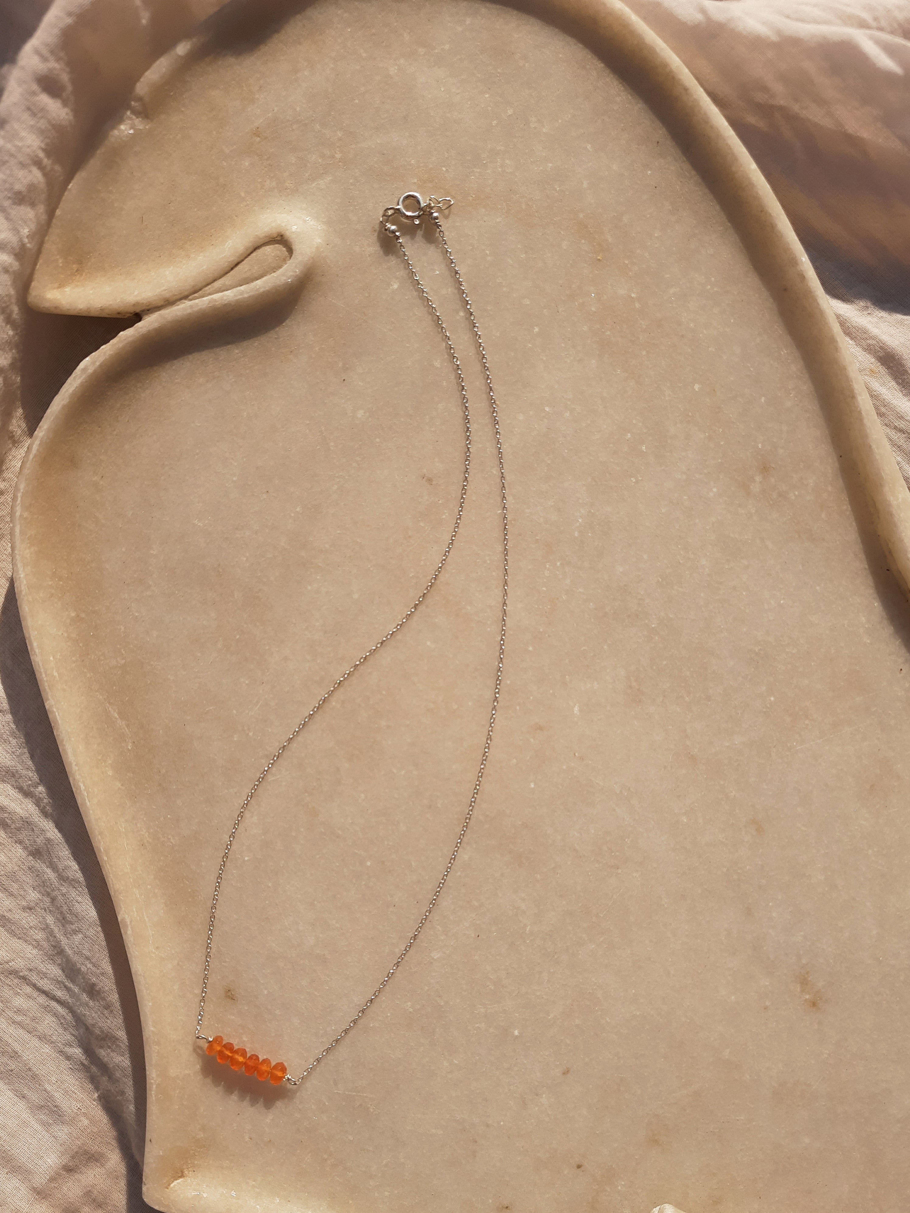 kapara - Carnelian Baati Bar Pendant