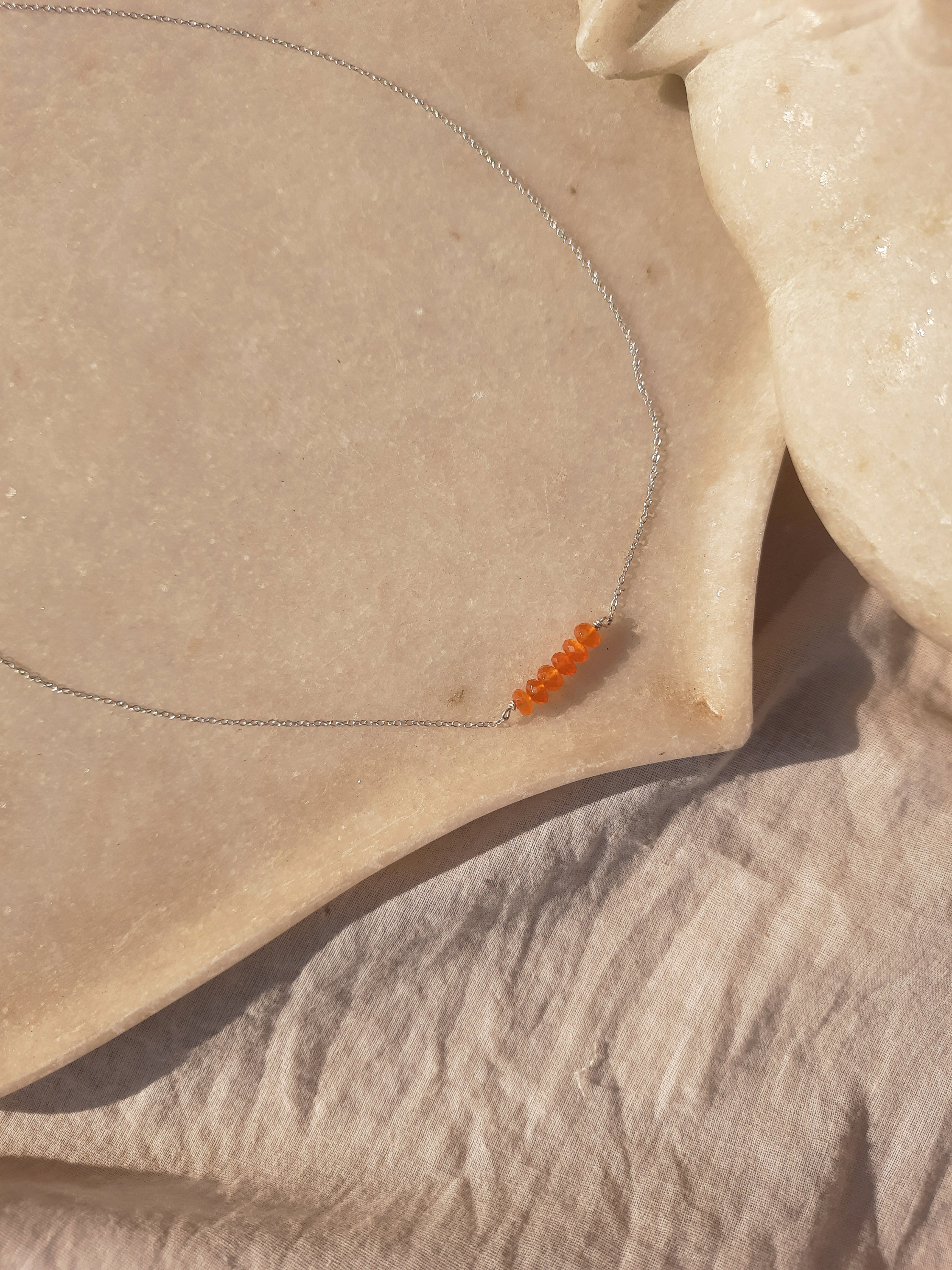 antilae - Carnelian Baati Bar Pendant