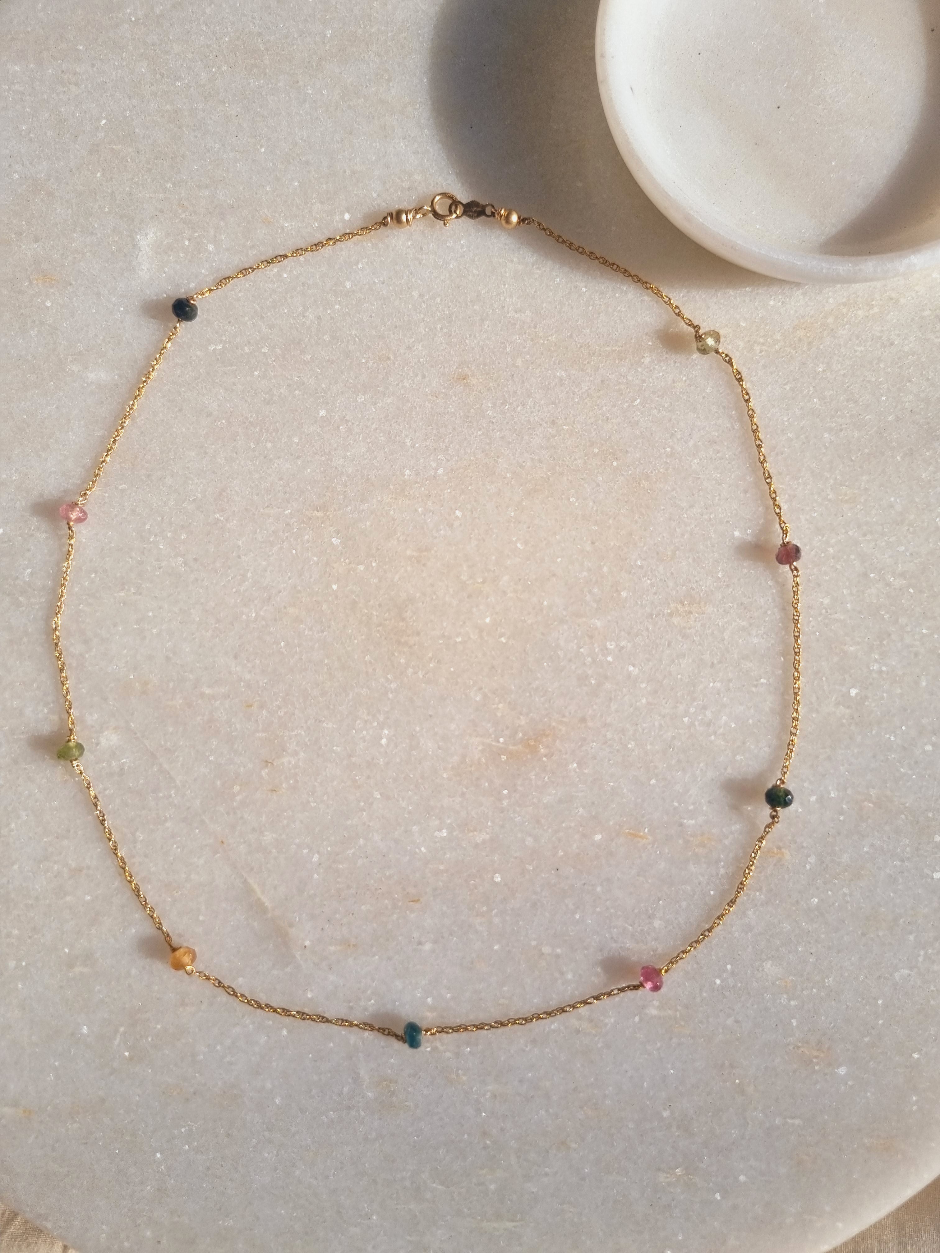 veti - Tourmaline Baati choker