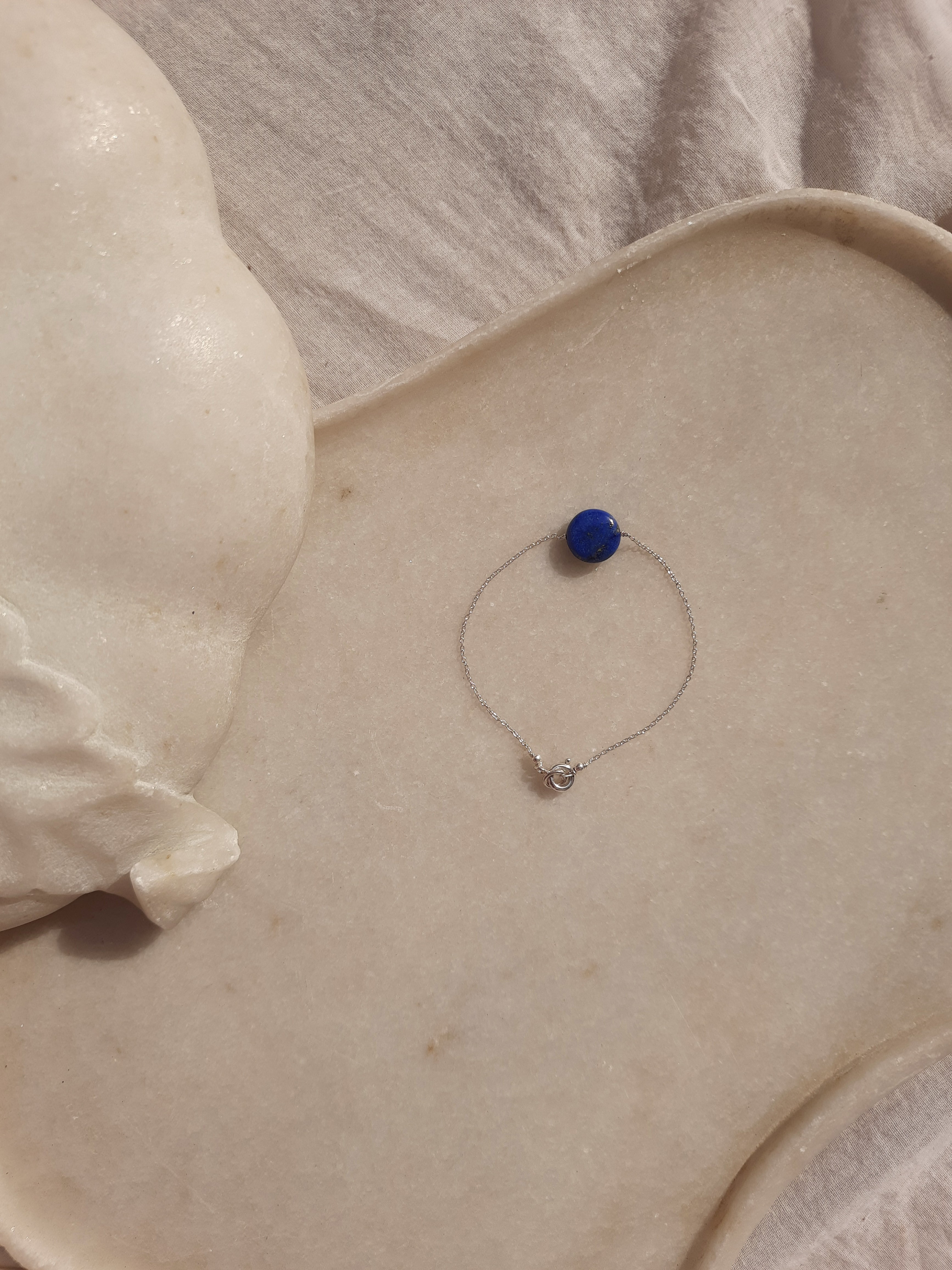 matsya - Lapiz Lazuli Round Bracelet