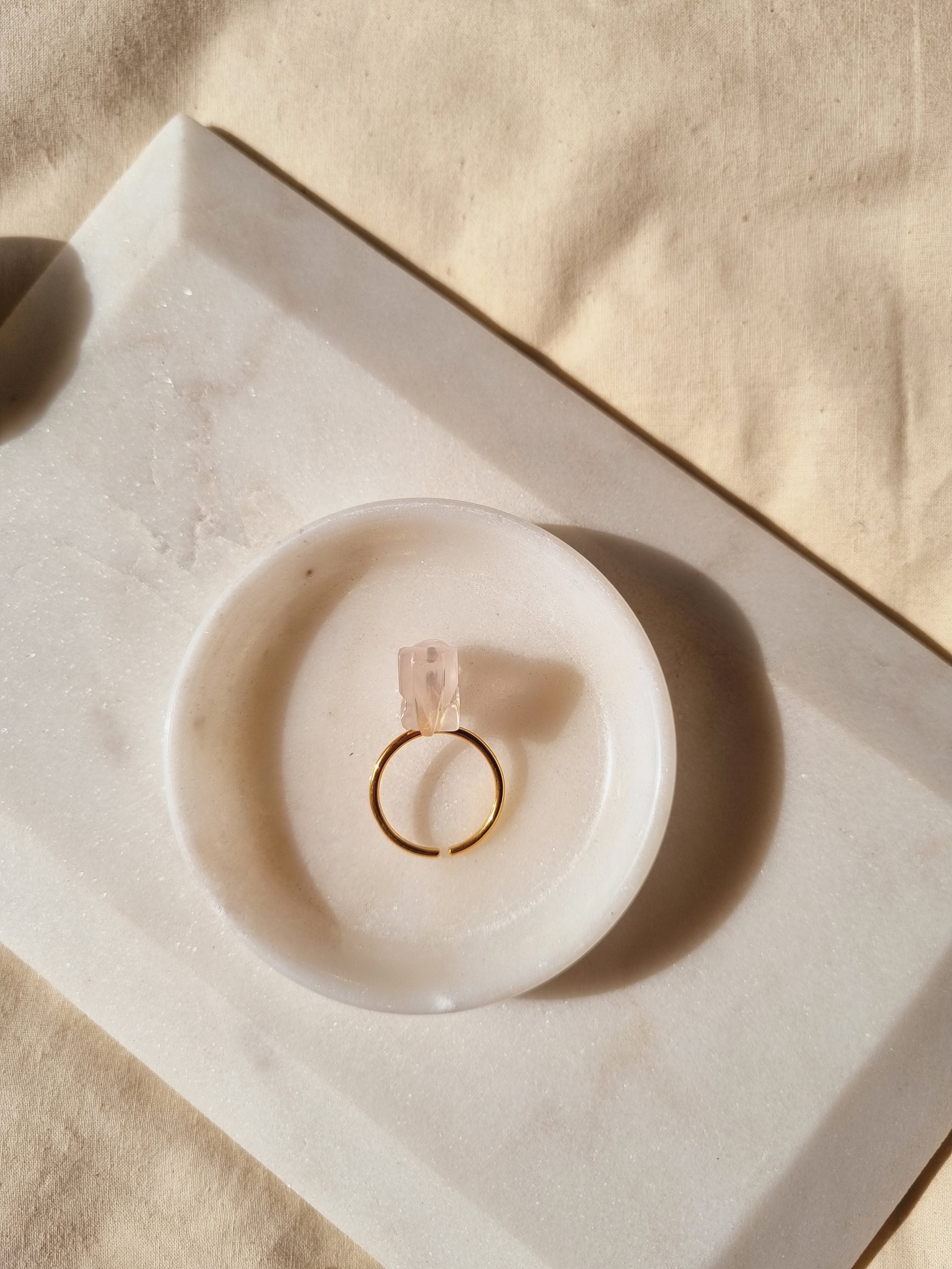 haati - Rose Quartz Ring