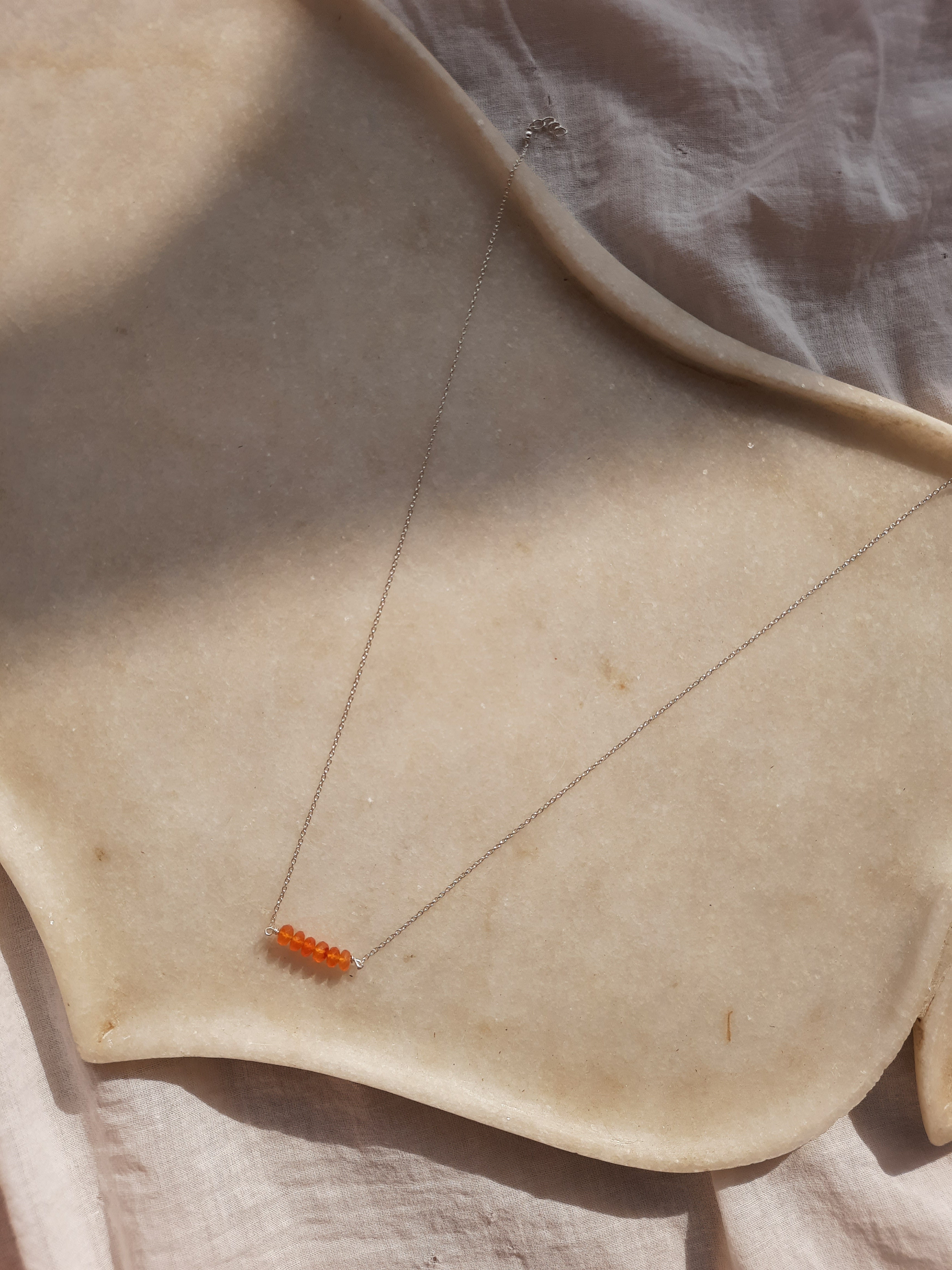 kapara - Carnelian Baati Bar Pendant